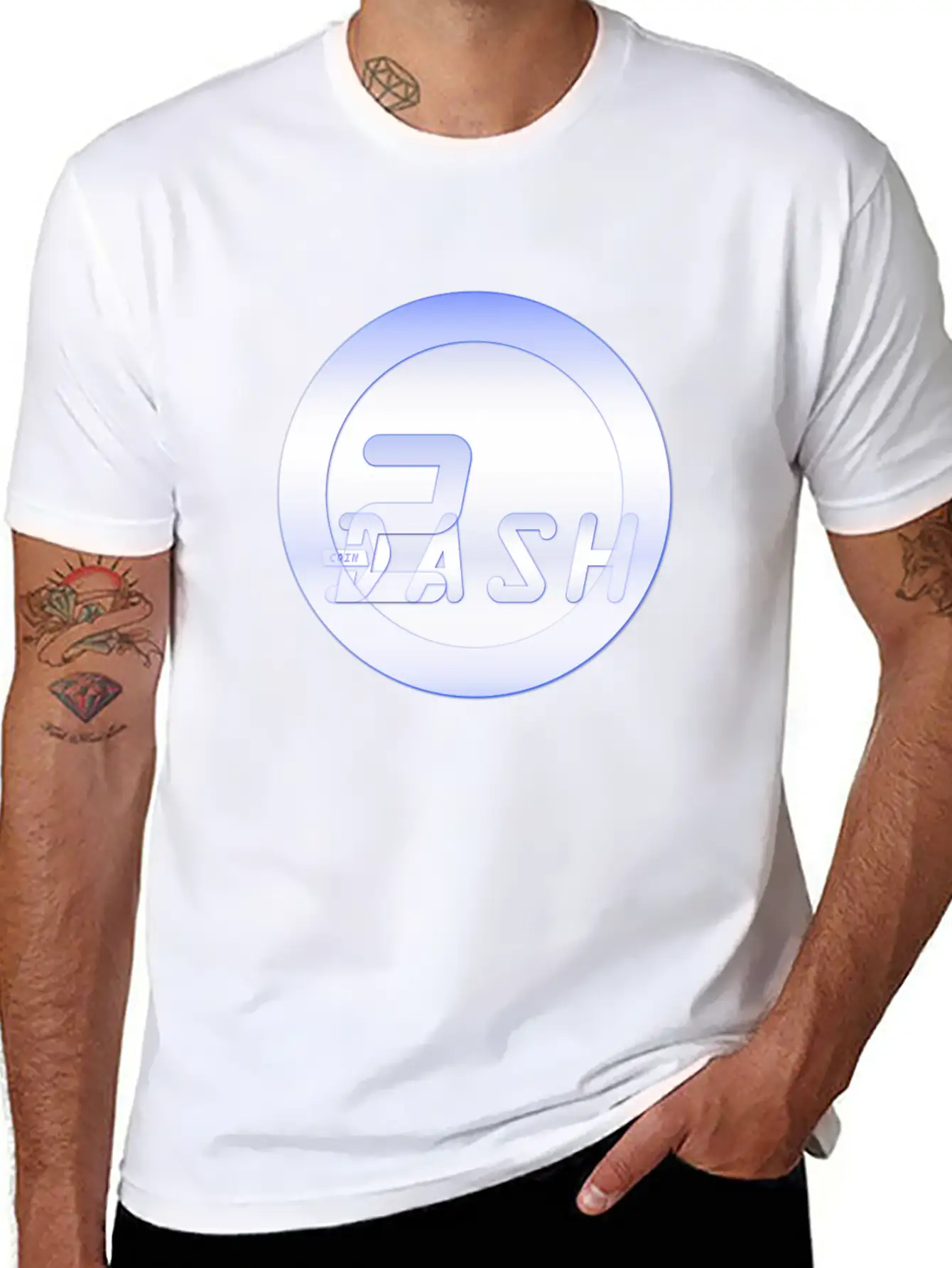 2 Platin Dashcoin 3D A Casual Graphic T-Shirt – Simple And Comfortable Daily Wear