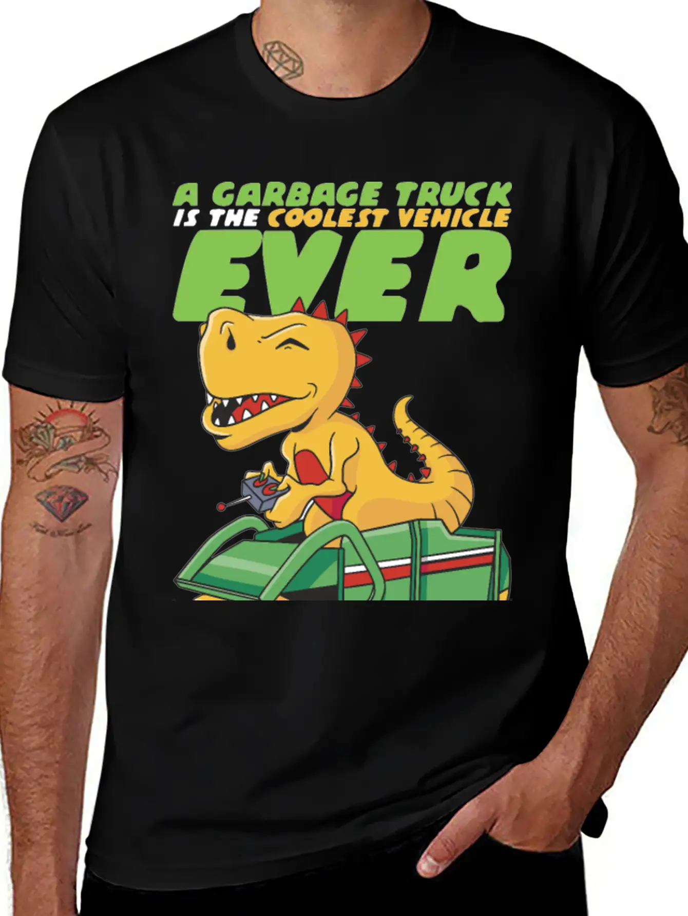 A Garbage Truck Is The Coolest Vehicle Ever Essential Unisex Summer Tee – Soft Cotton Casual Fit