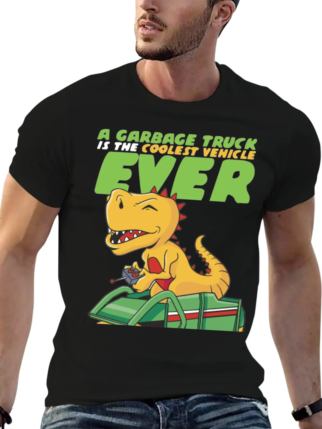 A Garbage Truck Is The Coolest Vehicle Ever Essential Unisex Summer Tee – Soft Cotton Casual Fit