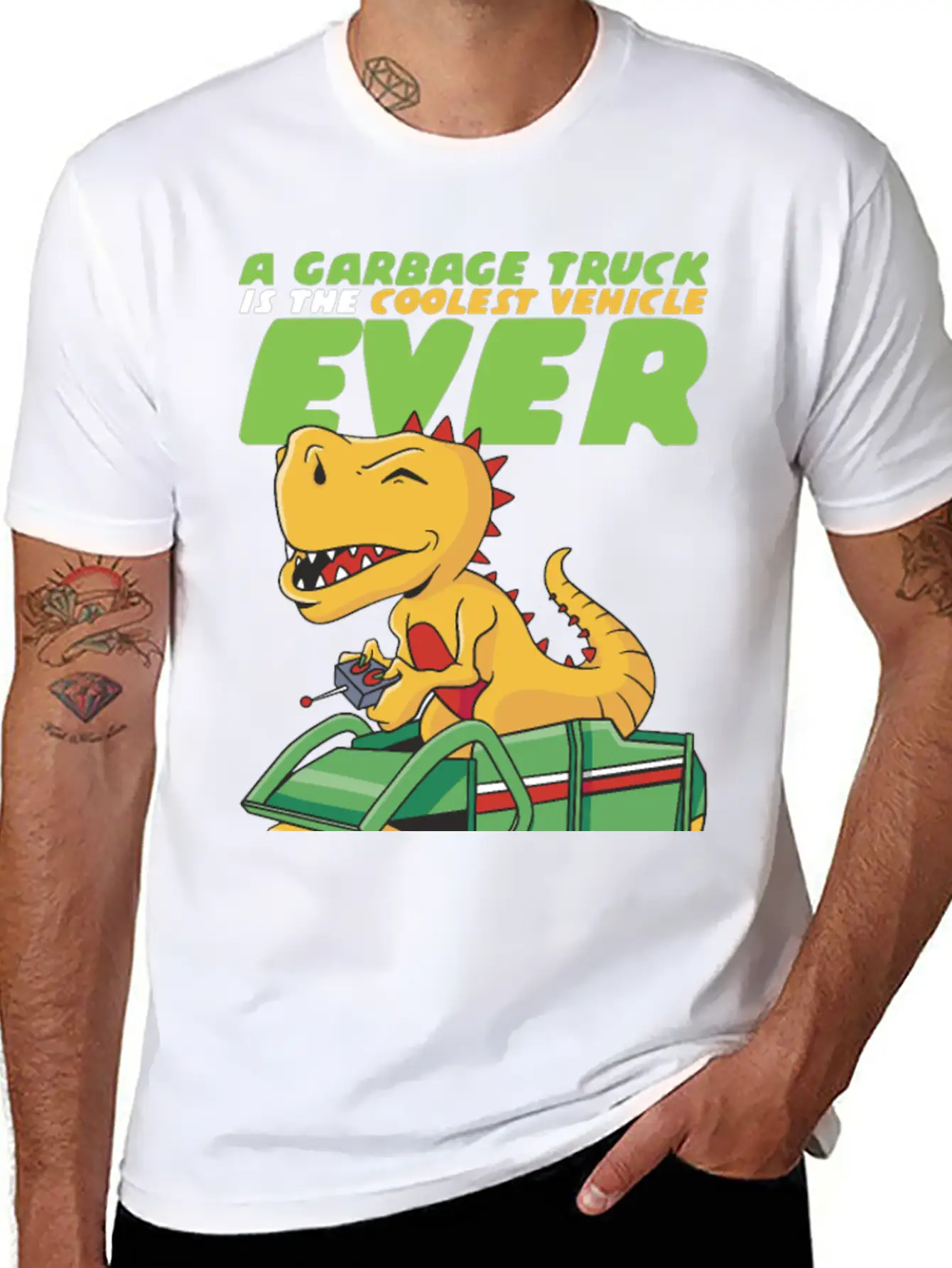 A Garbage Truck Is The Coolest Vehicle Ever Essential Unisex Summer Tee – Soft Cotton Casual Fit