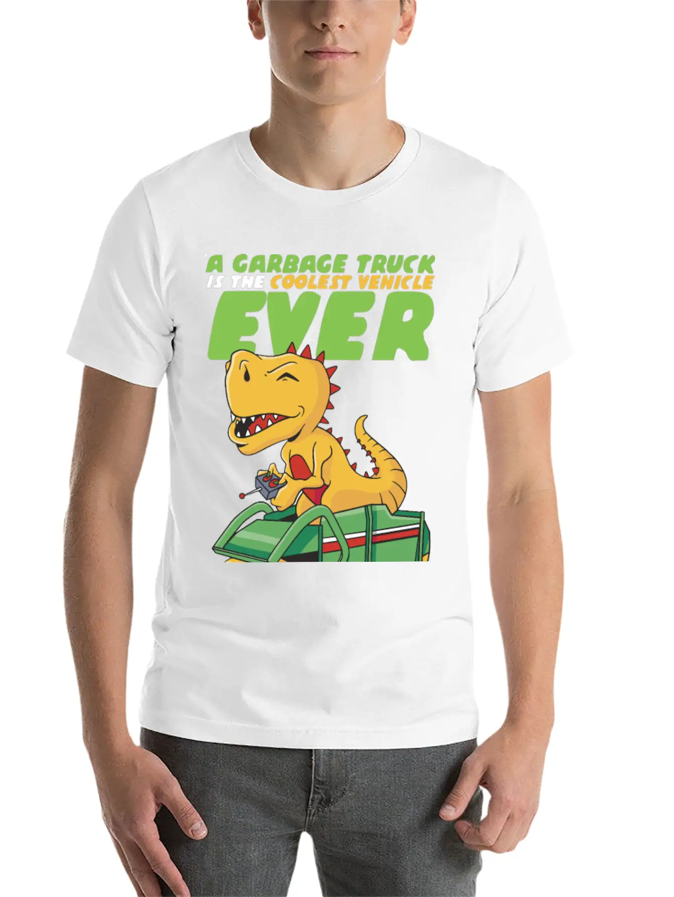 A Garbage Truck Is The Coolest Vehicle Ever Essential Unisex Summer Tee – Soft Cotton Casual Fit