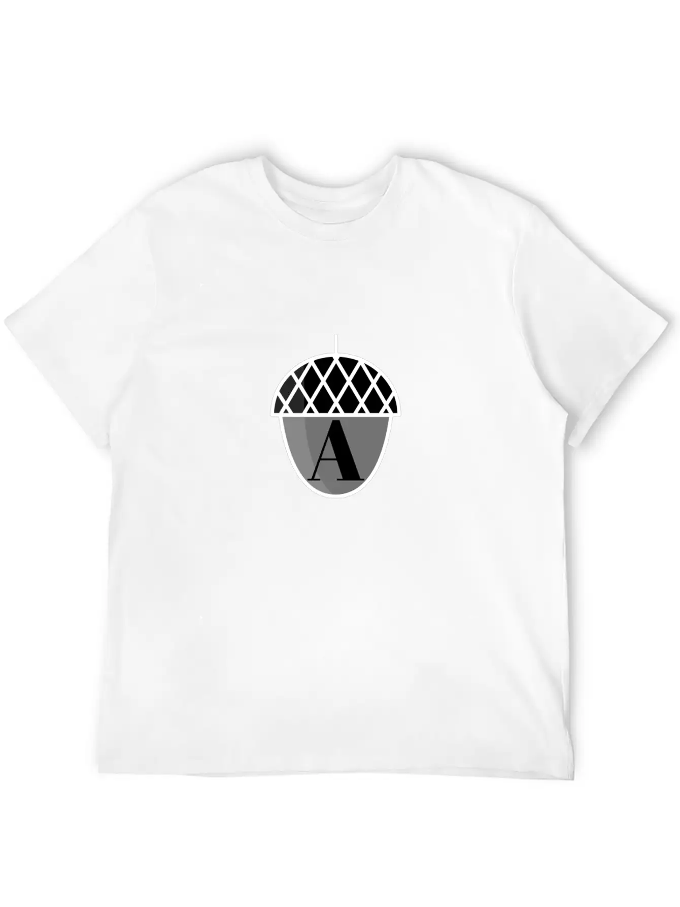 Acorn Emblem Casual Graphic T-Shirt – Simple And Comfortable Daily Wear