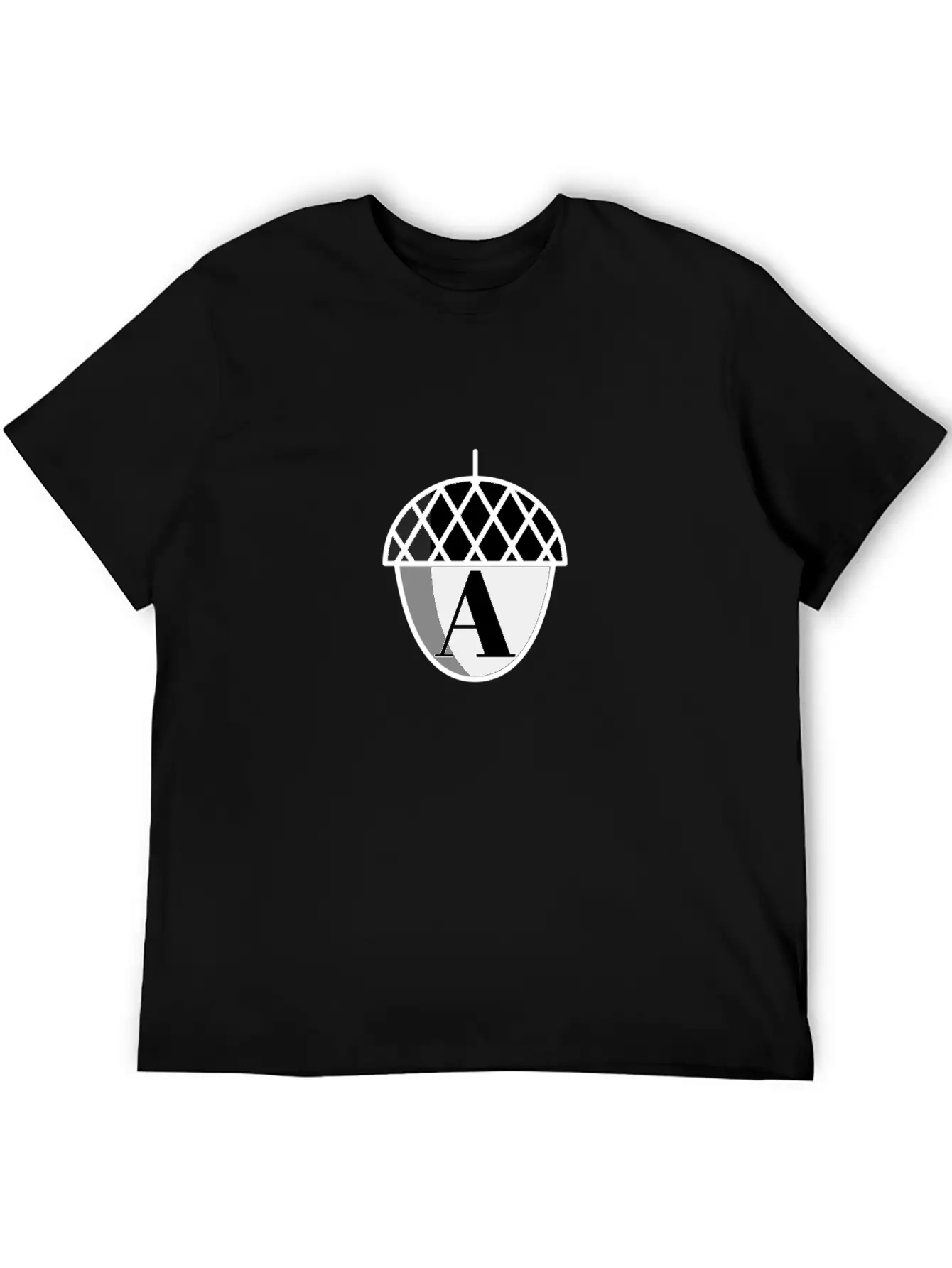 Acorn Emblem Casual Graphic T-Shirt – Simple And Comfortable Daily Wear