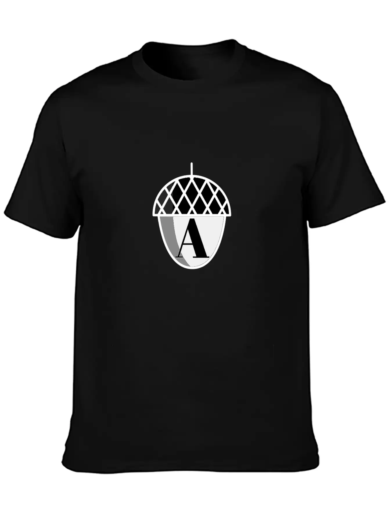 Acorn Emblem Casual Graphic T-Shirt – Simple And Comfortable Daily Wear