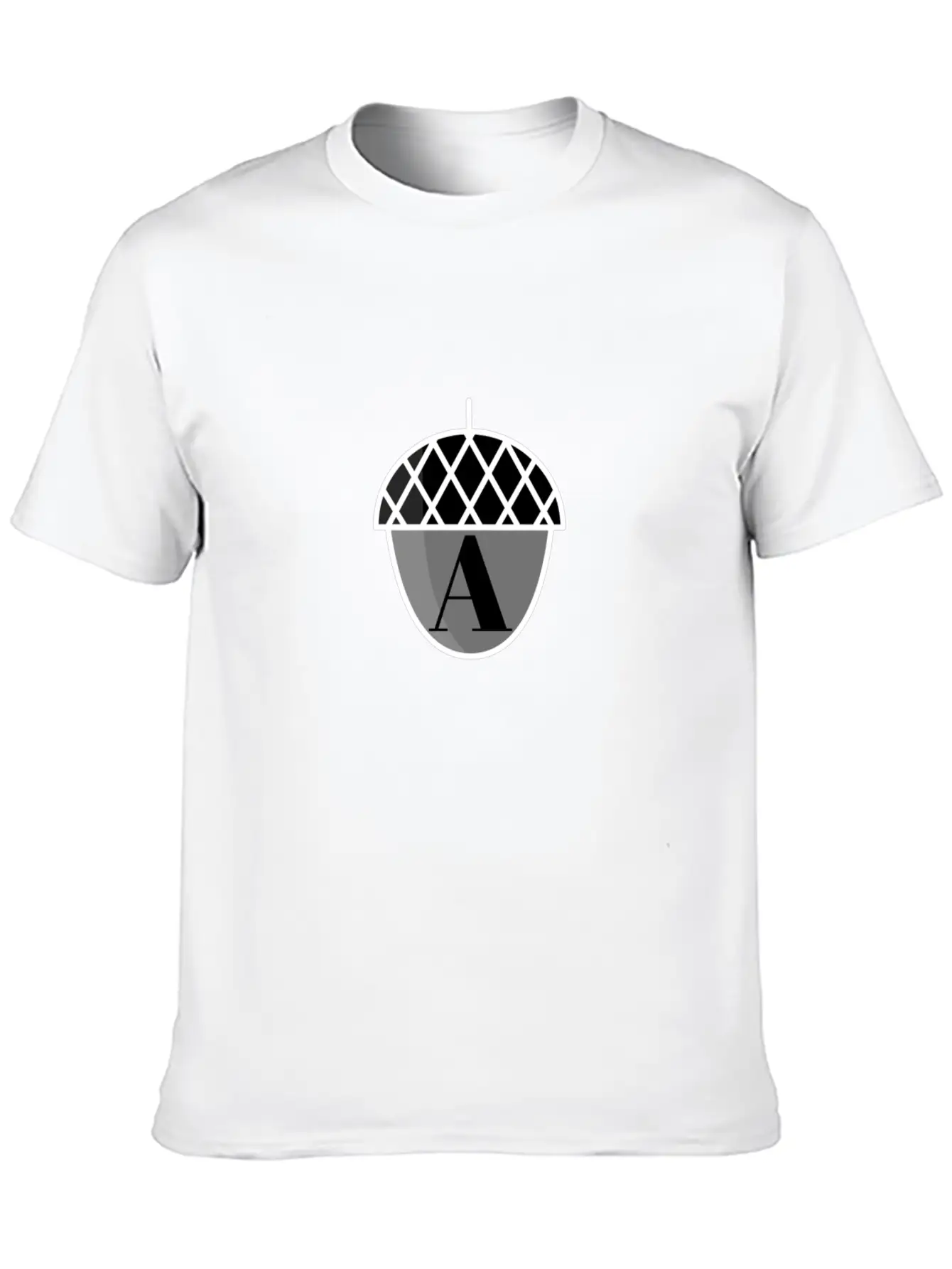 Acorn Emblem Casual Graphic T-Shirt – Simple And Comfortable Daily Wear