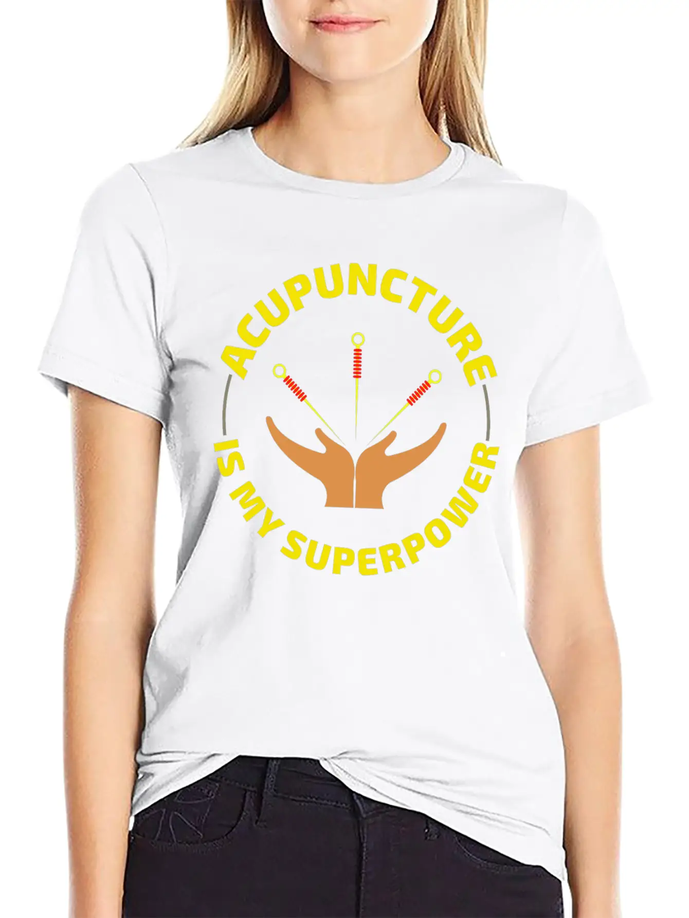 Acupuncture Acupuncturist Chinese Medicine Funny Casual Graphic T-Shirt – Simple And Comfortable Daily Wear
