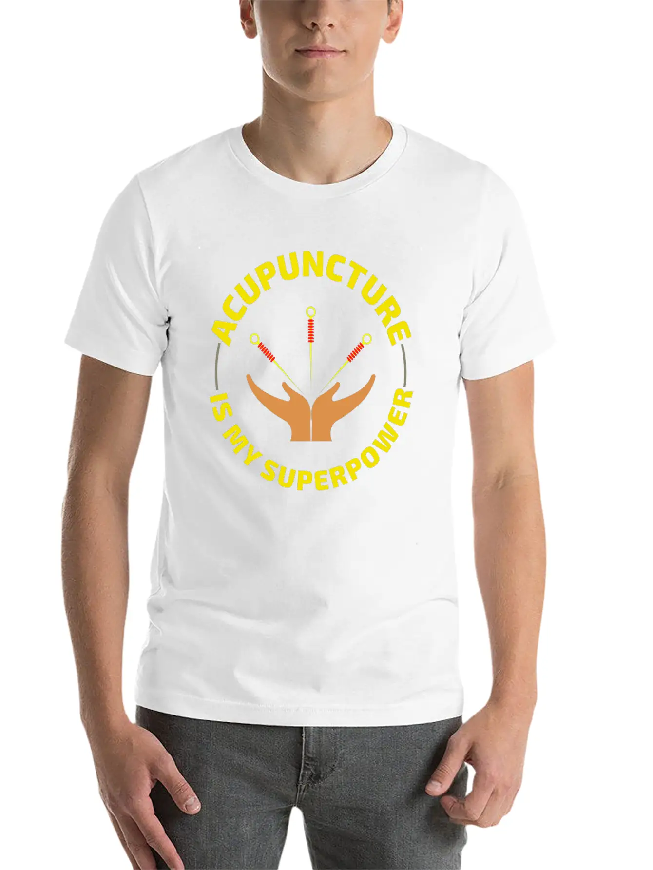 Acupuncture Acupuncturist Chinese Medicine Funny Casual Graphic T-Shirt – Simple And Comfortable Daily Wear
