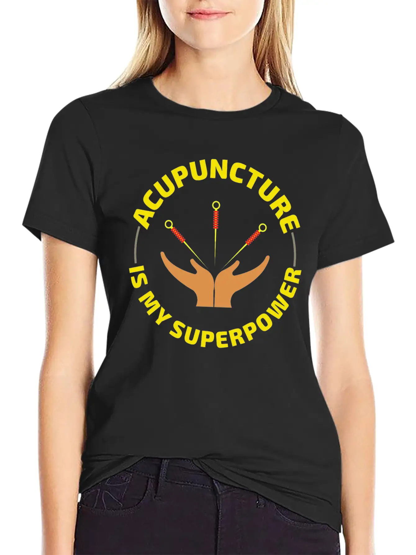 Acupuncture Acupuncturist Chinese Medicine Funny Casual Graphic T-Shirt – Simple And Comfortable Daily Wear
