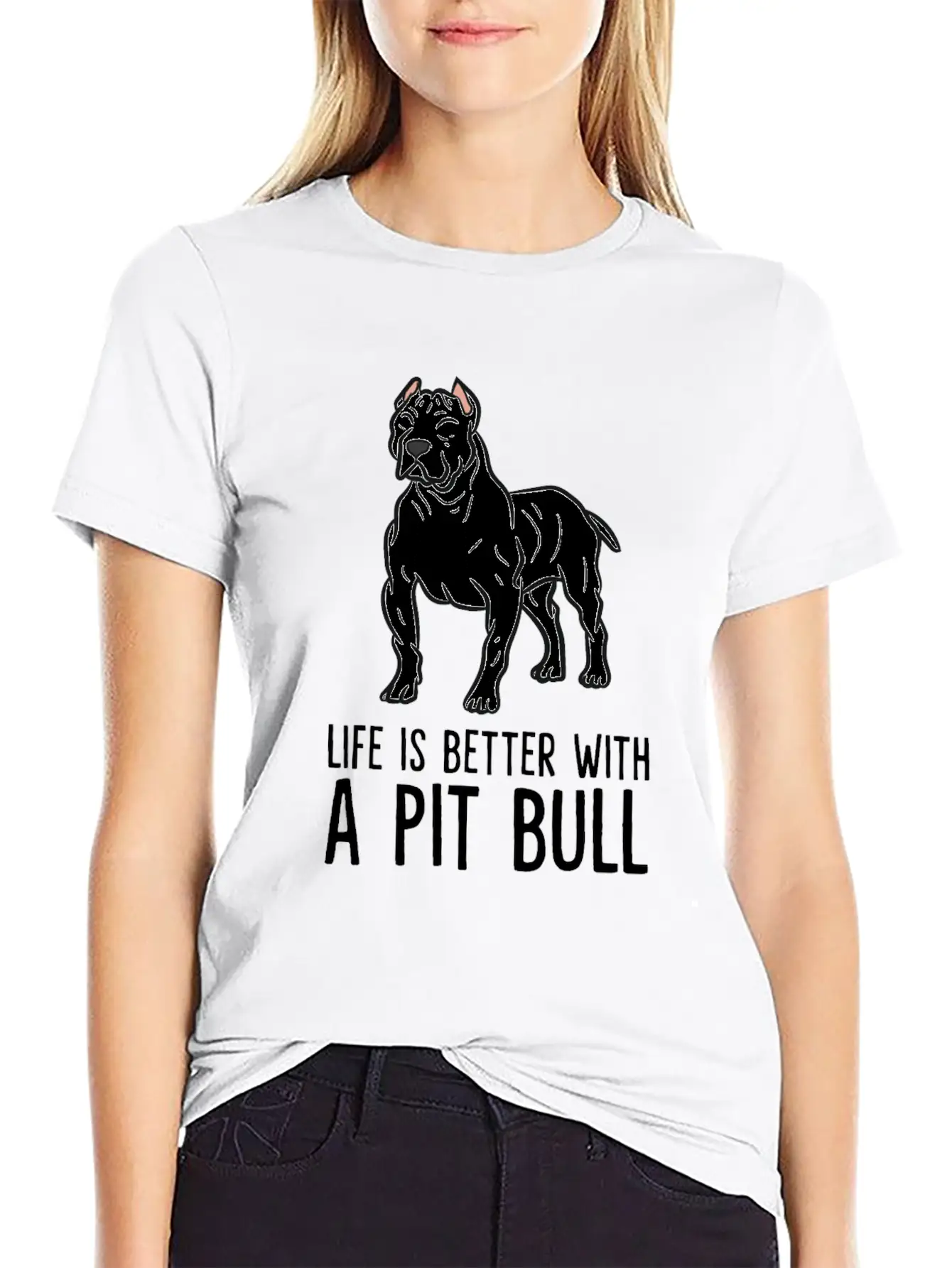 American Pit Bull Owner Life Is Better With A Pit Classic Cotton Tee – Unisex Comfort For Any Season