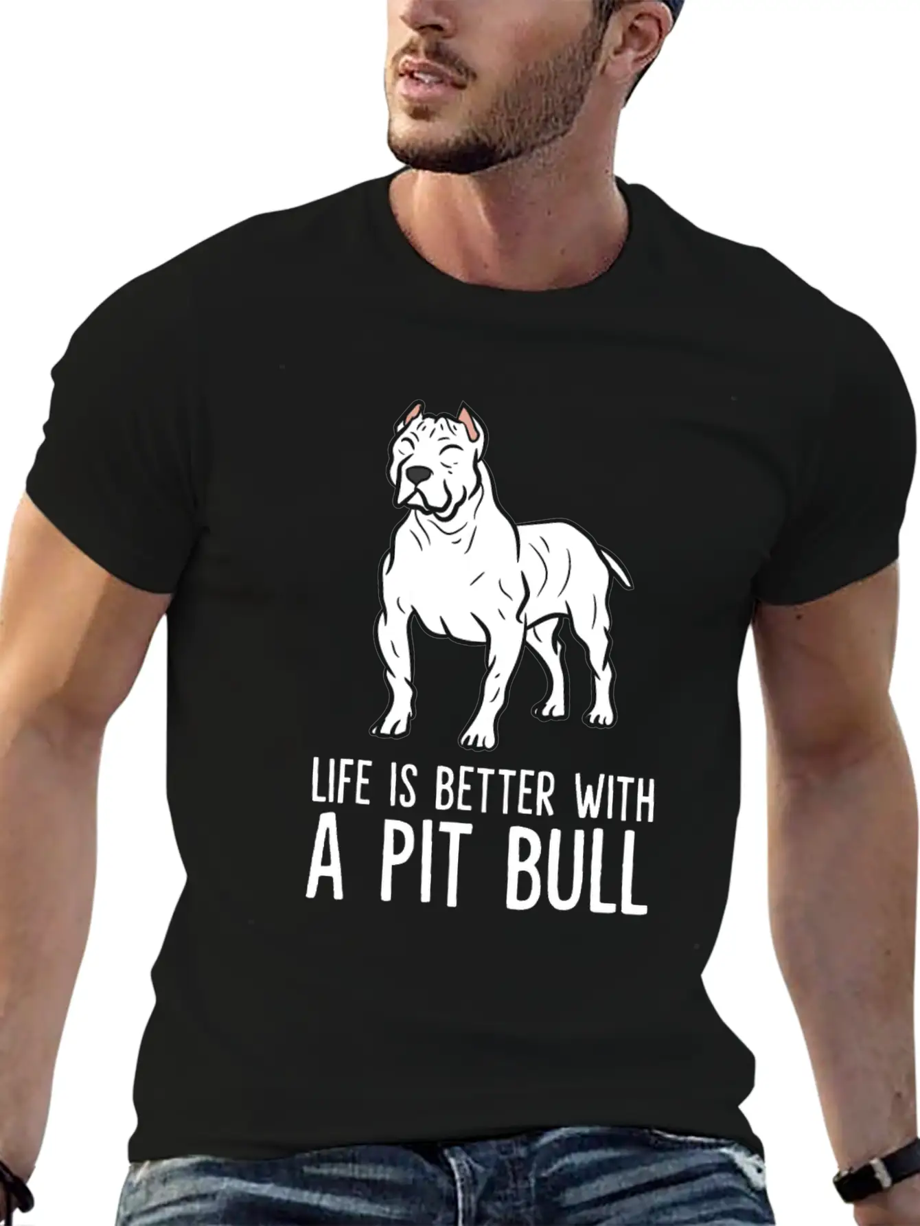American Pit Bull Owner Life Is Better With A Pit Classic Cotton Tee – Unisex Comfort For Any Season