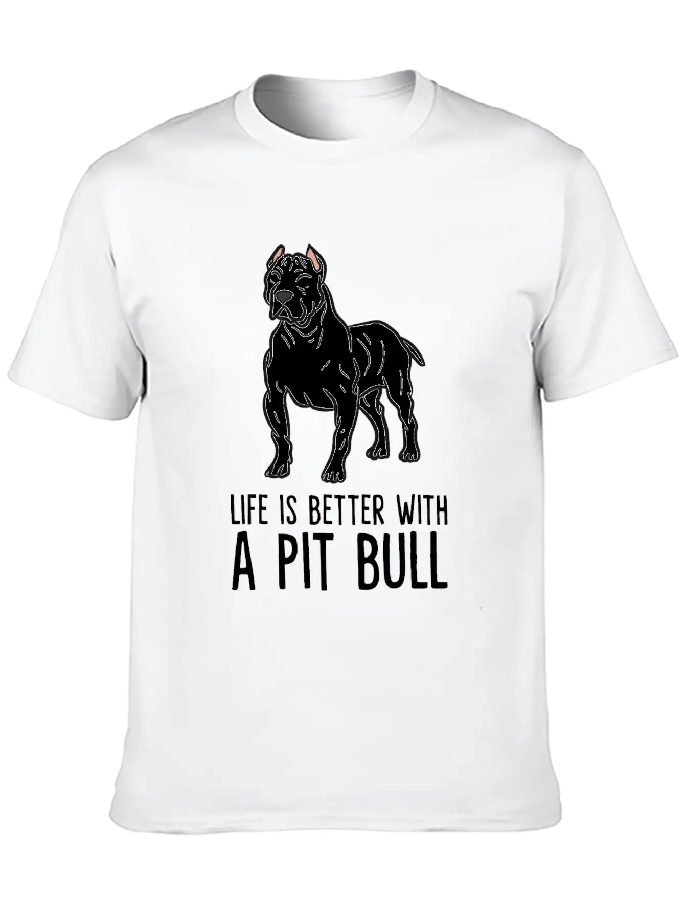 American Pit Bull Owner Life Is Better With A Pit Classic Cotton Tee – Unisex Comfort For Any Season