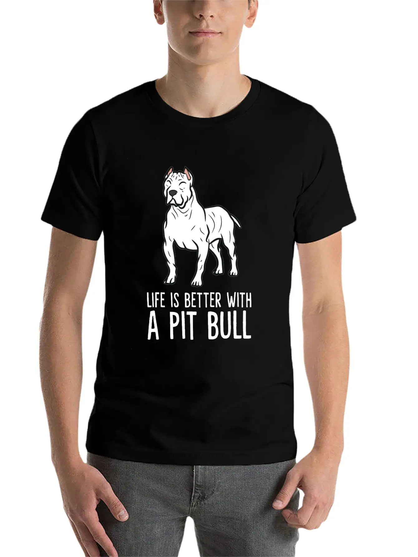 American Pit Bull Owner Life Is Better With A Pit Classic Cotton Tee – Unisex Comfort For Any Season