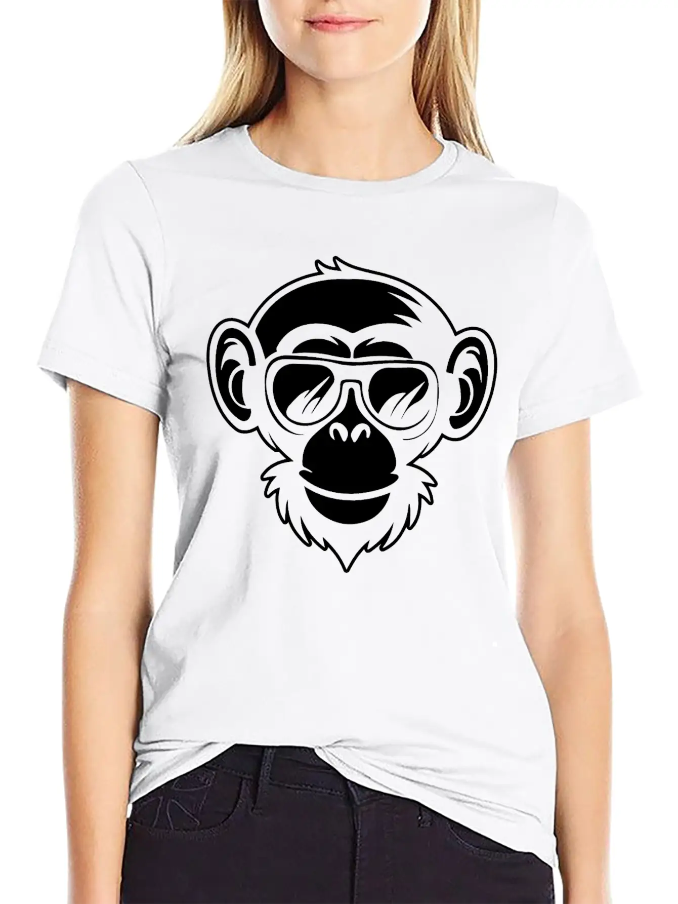 Ape Face Apes Apelike Jungle Primate Classic Cotton Tee – Unisex Comfort For Any Season