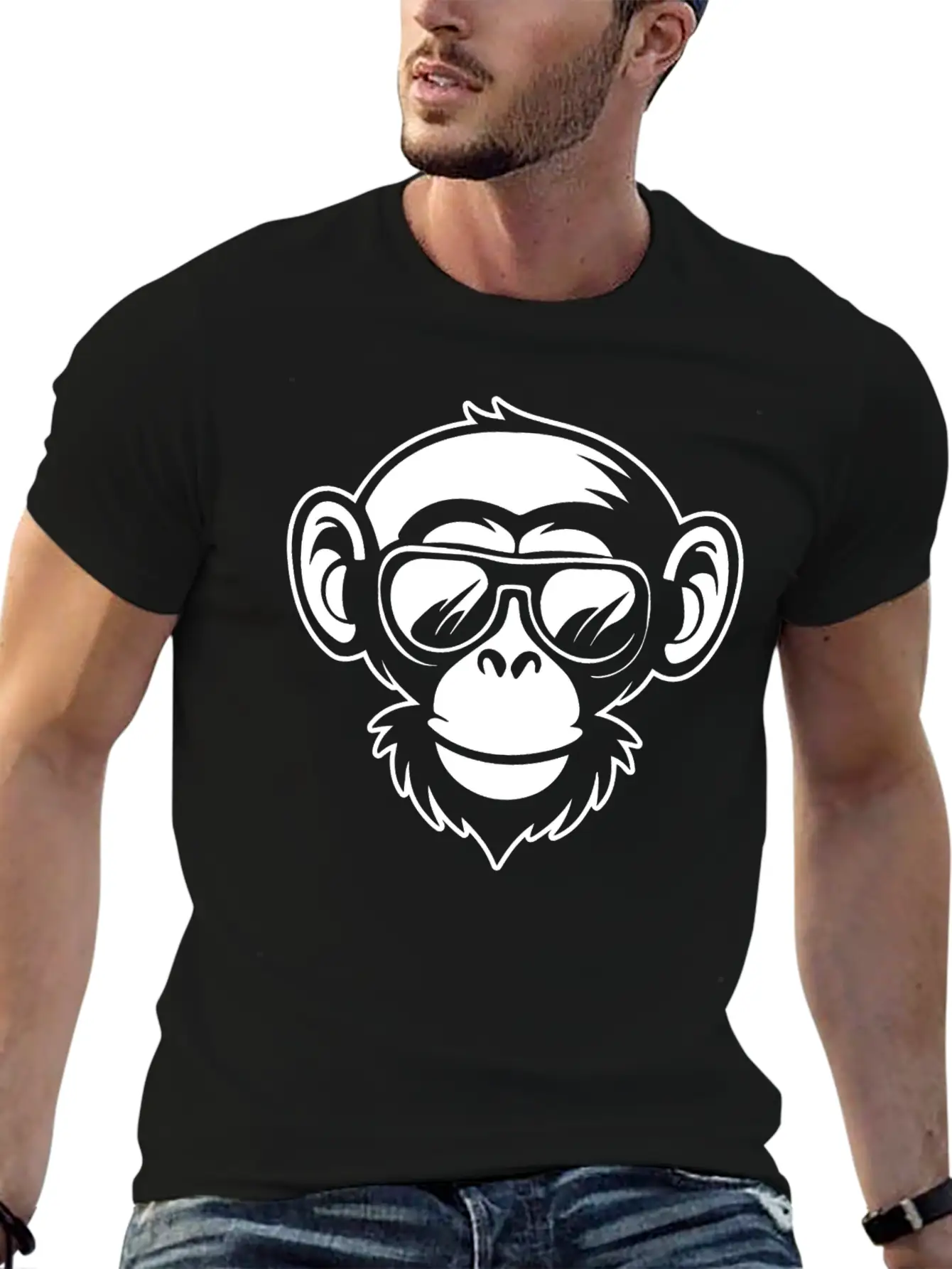 Ape Face Apes Apelike Jungle Primate Classic Cotton Tee – Unisex Comfort For Any Season