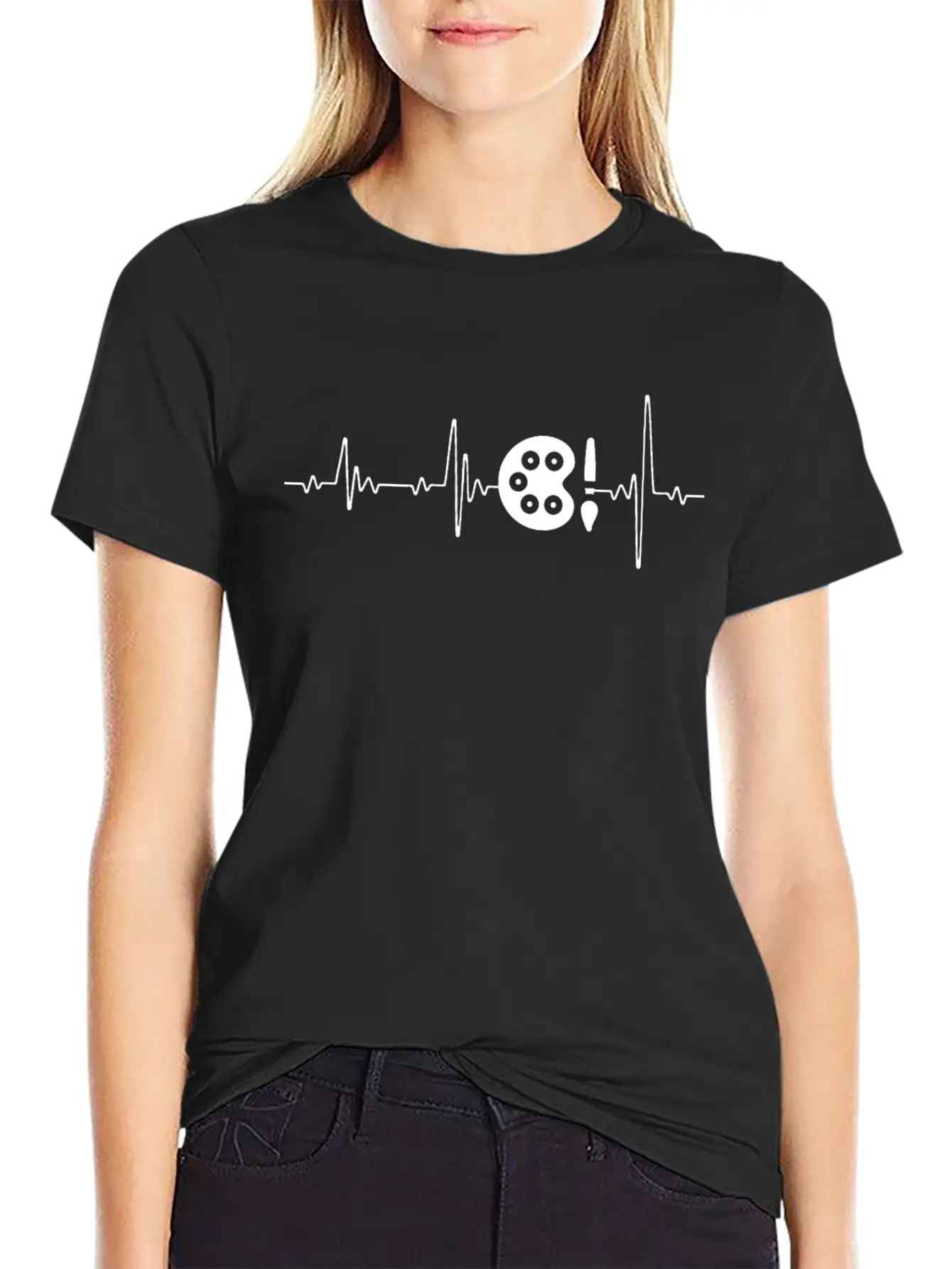 Art Beat , Artist Heartbeat , Art School Classic Cotton Tee – Unisex Comfort For Any Season