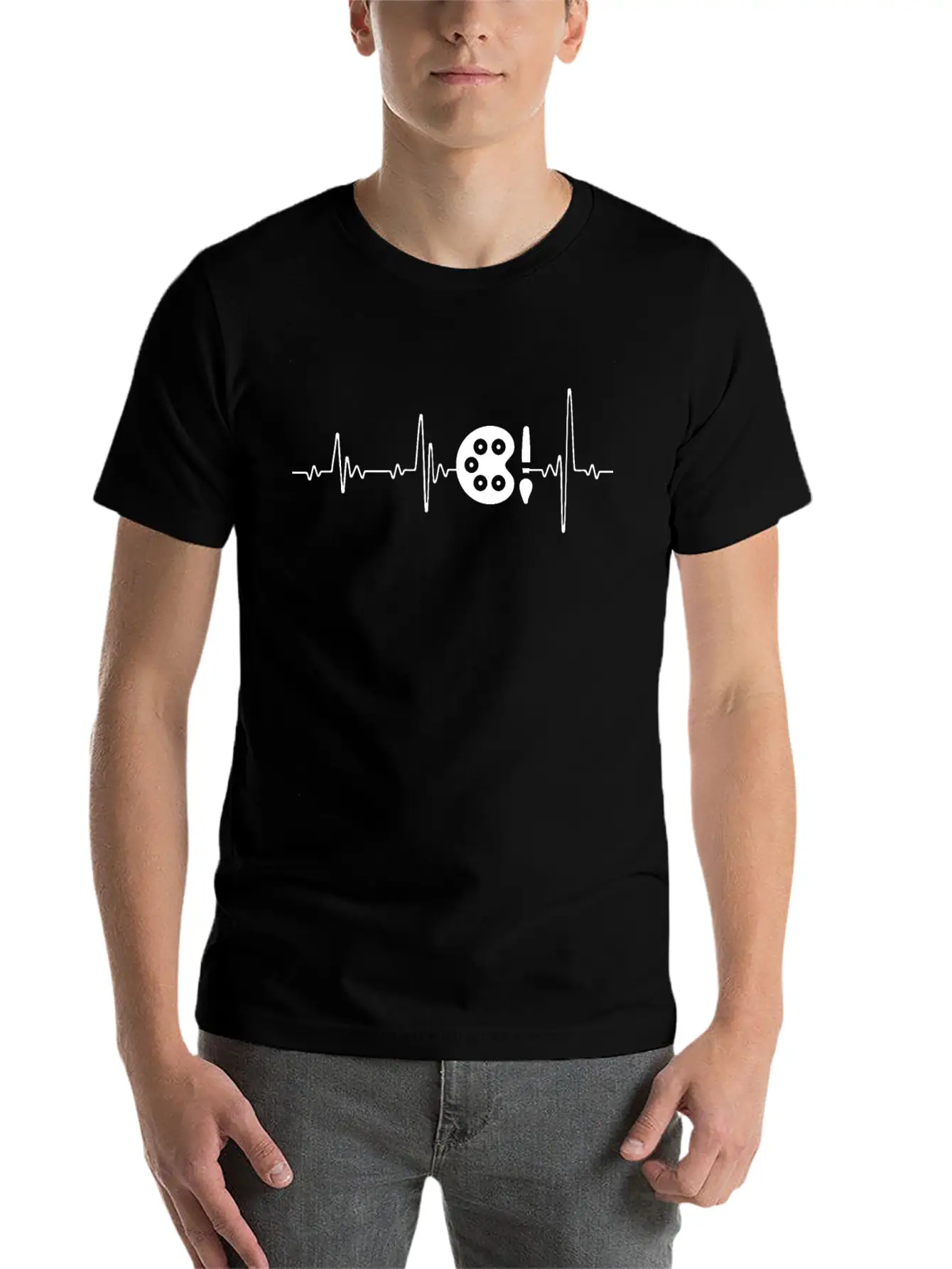 Art Beat , Artist Heartbeat , Art School Classic Cotton Tee – Unisex Comfort For Any Season