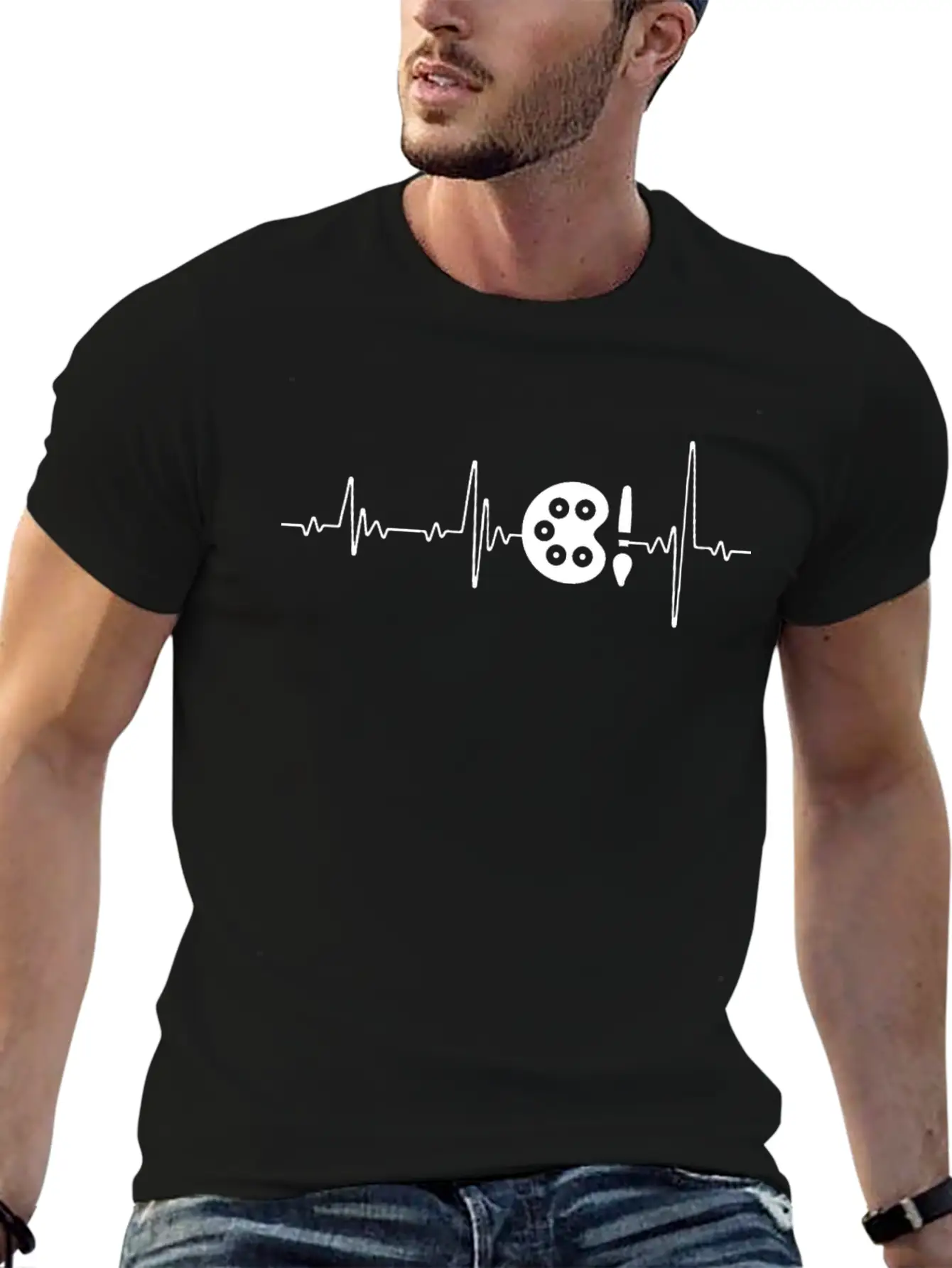 Art Beat , Artist Heartbeat , Art School Classic Cotton Tee – Unisex Comfort For Any Season