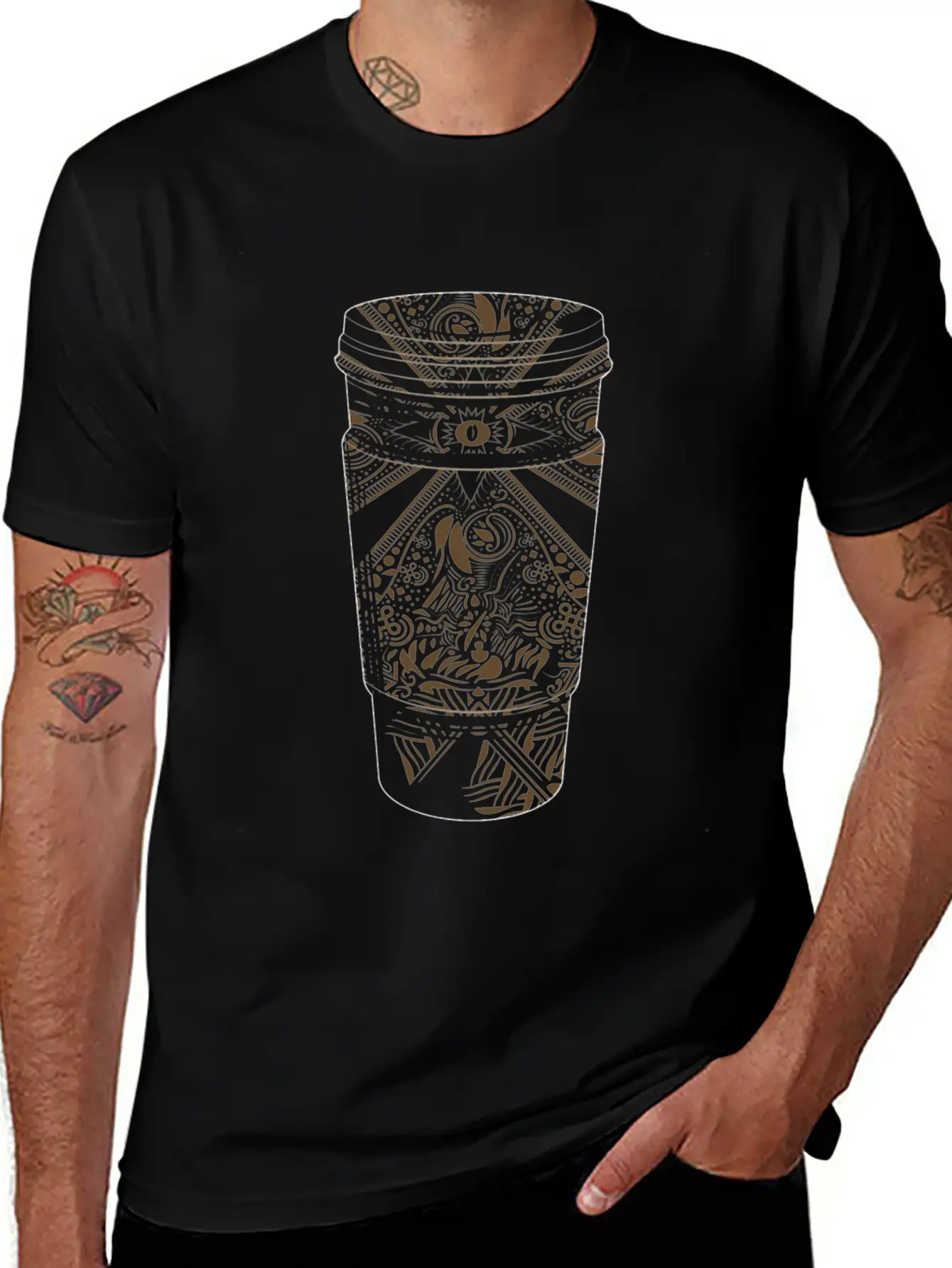 Art Inspired By Coffee Classic Cotton Tee – Unisex Comfort For Any Season