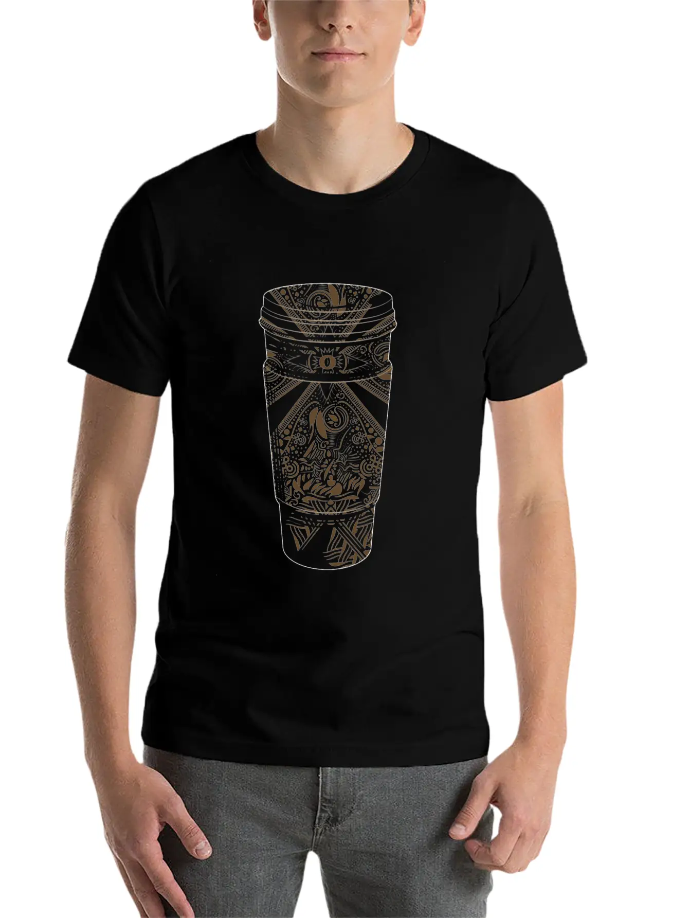 Art Inspired By Coffee Classic Cotton Tee – Unisex Comfort For Any Season