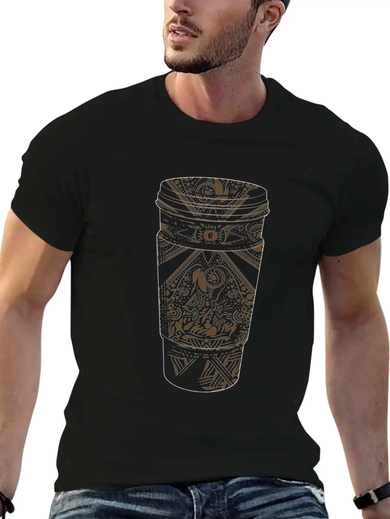 Art Inspired By Coffee Classic Cotton Tee – Unisex Comfort For Any Season