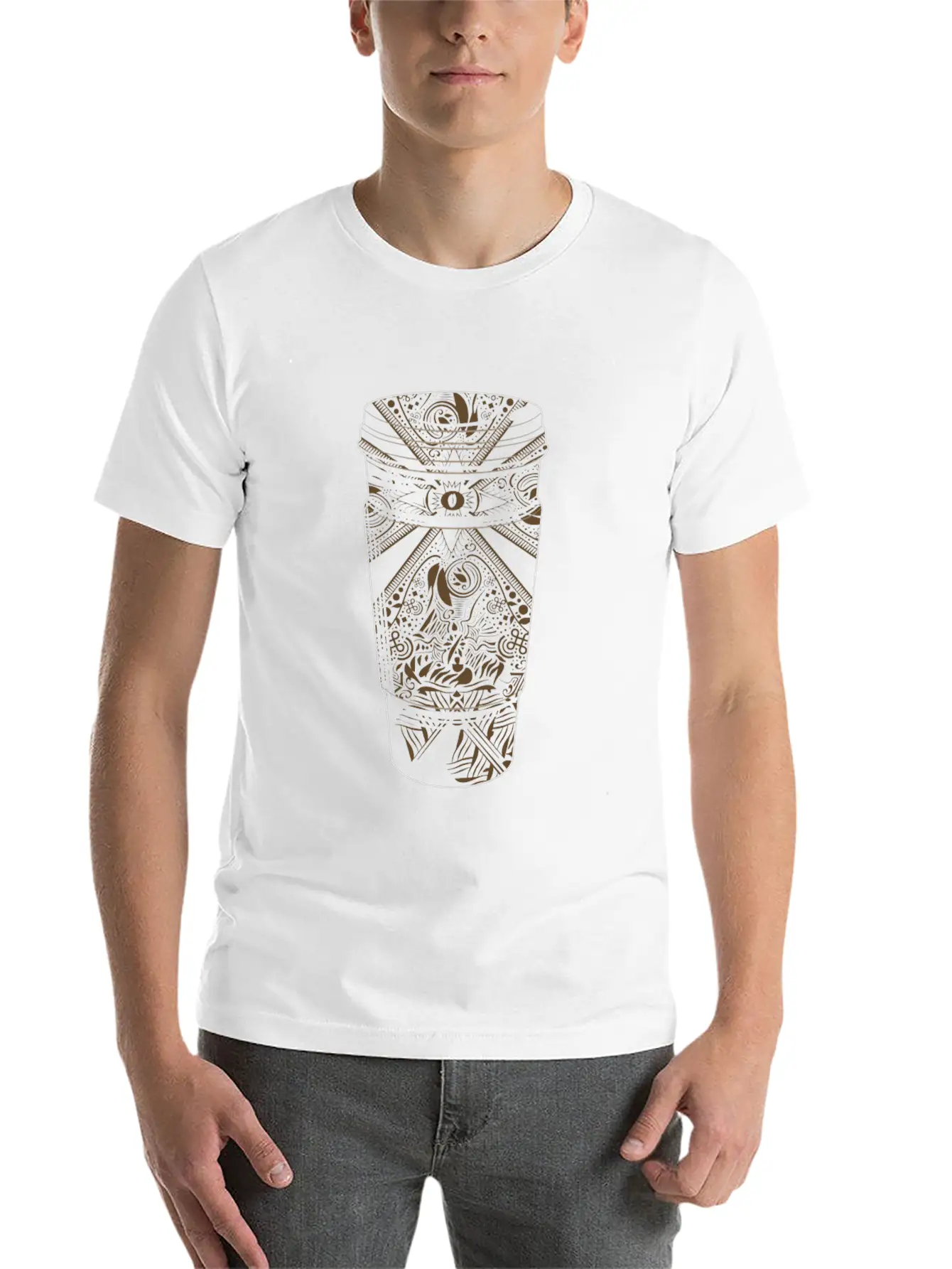 Art Inspired By Coffee Classic Cotton Tee – Unisex Comfort For Any Season