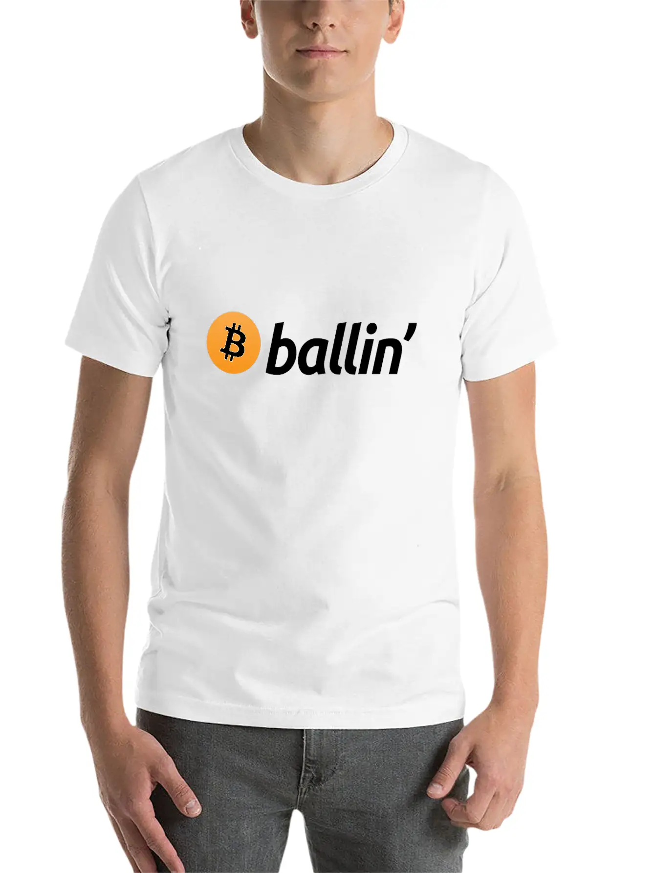 B Ballin' - Pun Blockchain HODL Digital Crypto Classic Cotton Tee – Unisex Comfort For Any Season