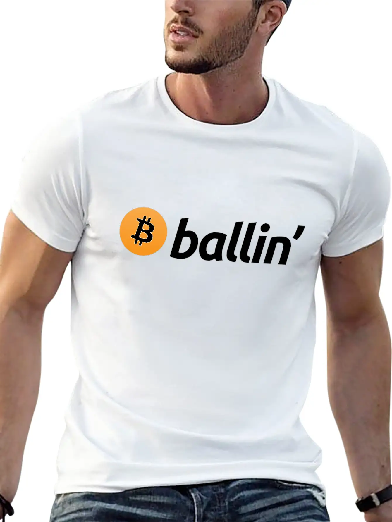 B Ballin' - Pun Blockchain HODL Digital Crypto Classic Cotton Tee – Unisex Comfort For Any Season