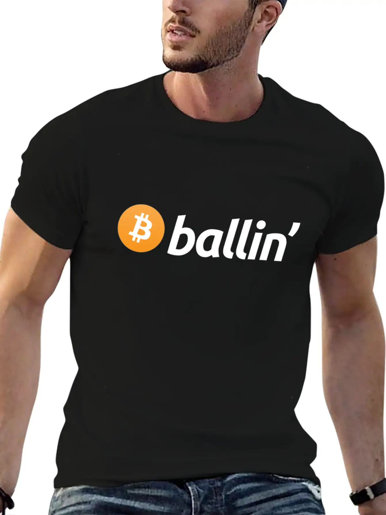 B Ballin' - Pun Blockchain HODL Digital Crypto Classic Cotton Tee – Unisex Comfort For Any Season