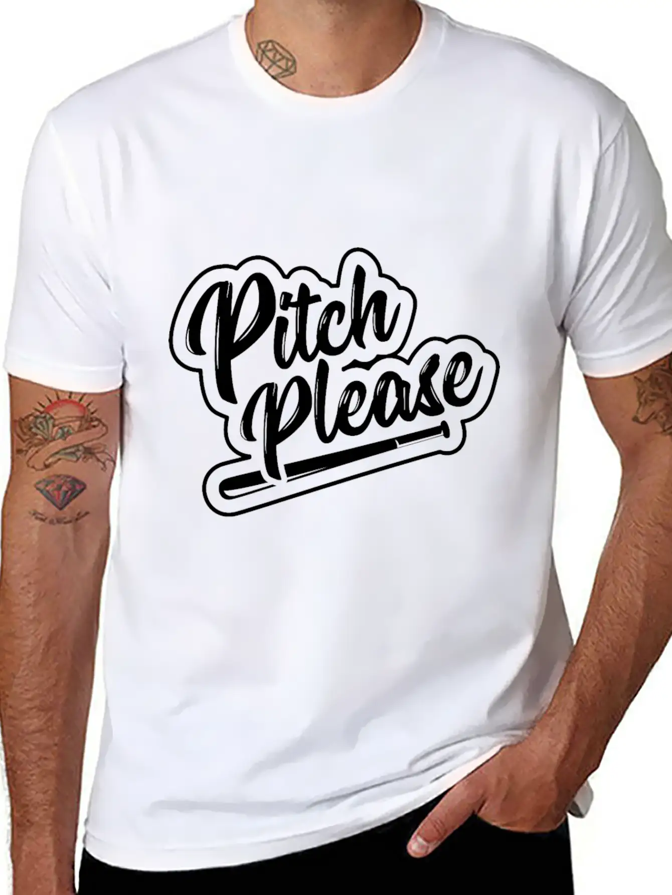 Base Baseball Bat Pitcher Home Run Classic Cotton Tee – Unisex Comfort For Any Season