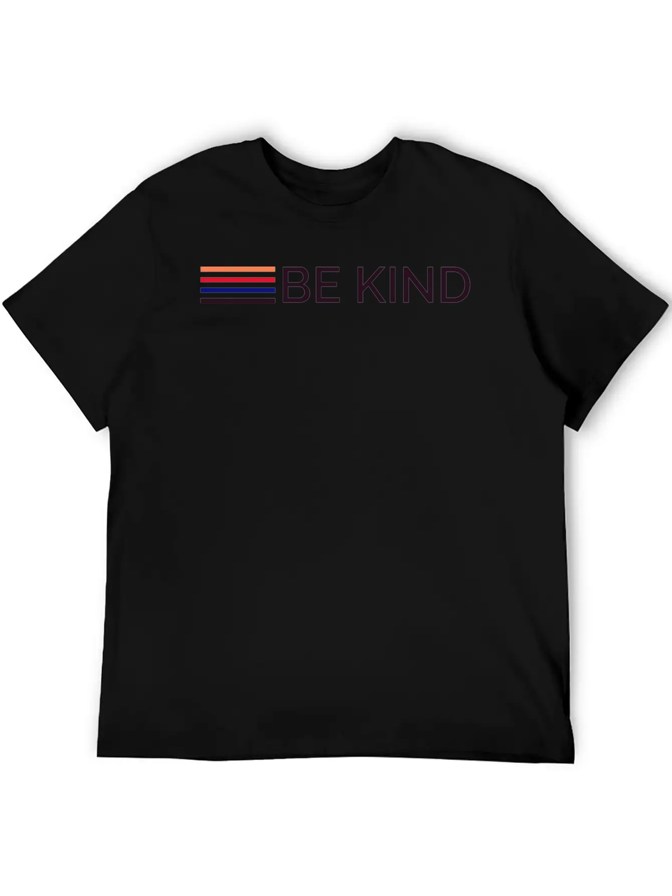 Be Kind Stripes Classic Cotton Tee – Unisex Comfort For Any Season