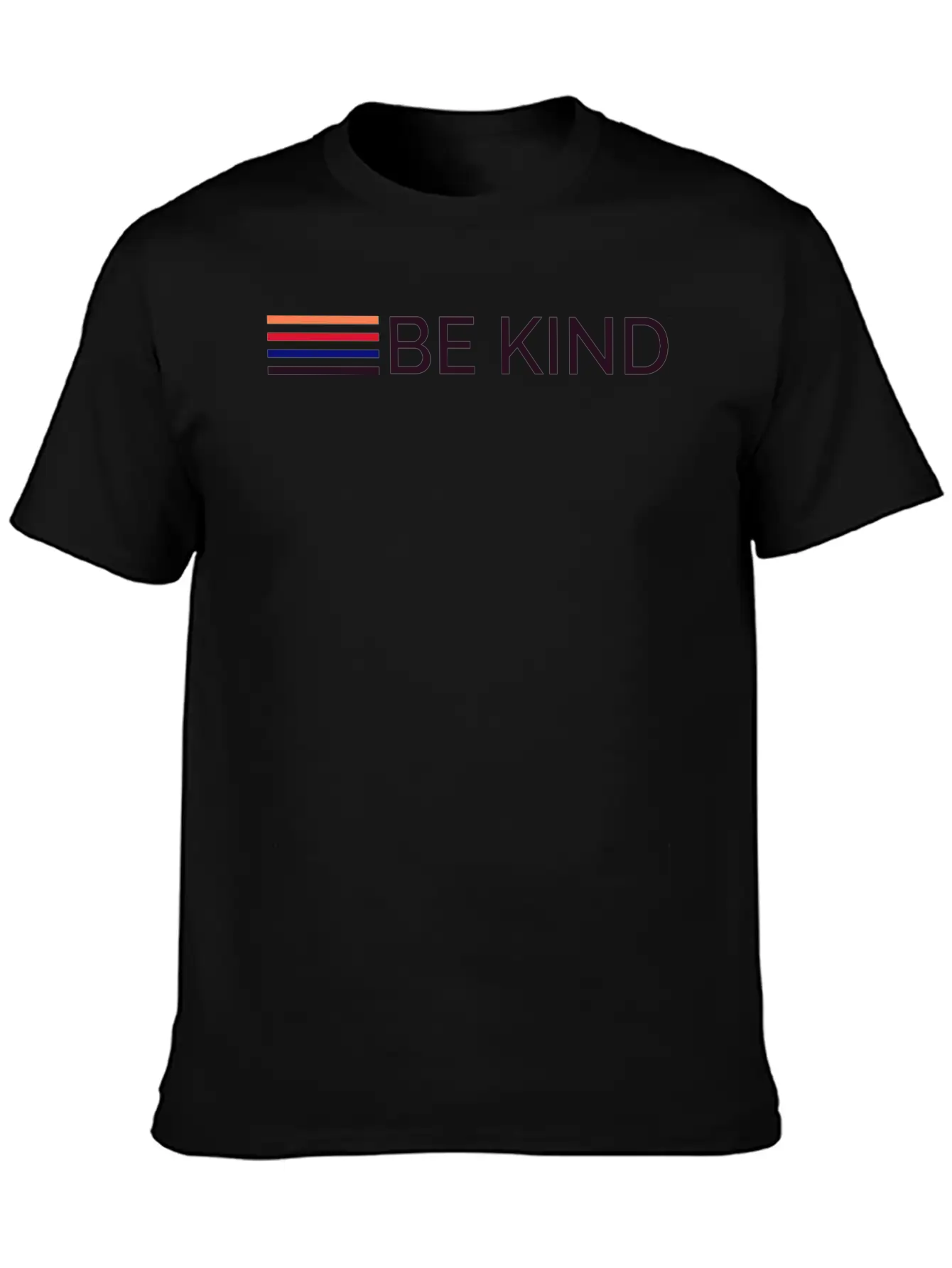 Be Kind Stripes Classic Cotton Tee – Unisex Comfort For Any Season