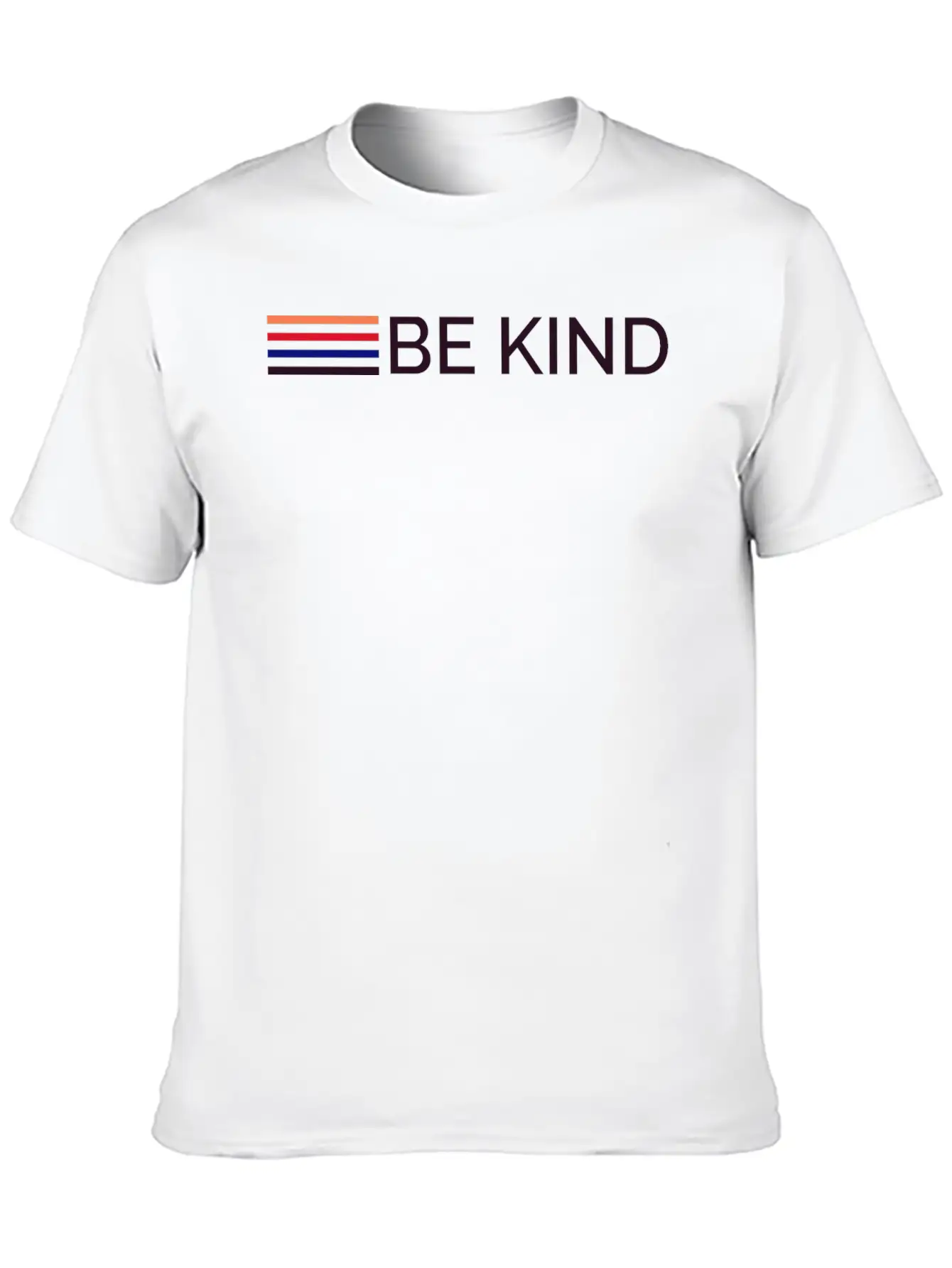Be Kind Stripes Classic Cotton Tee – Unisex Comfort For Any Season