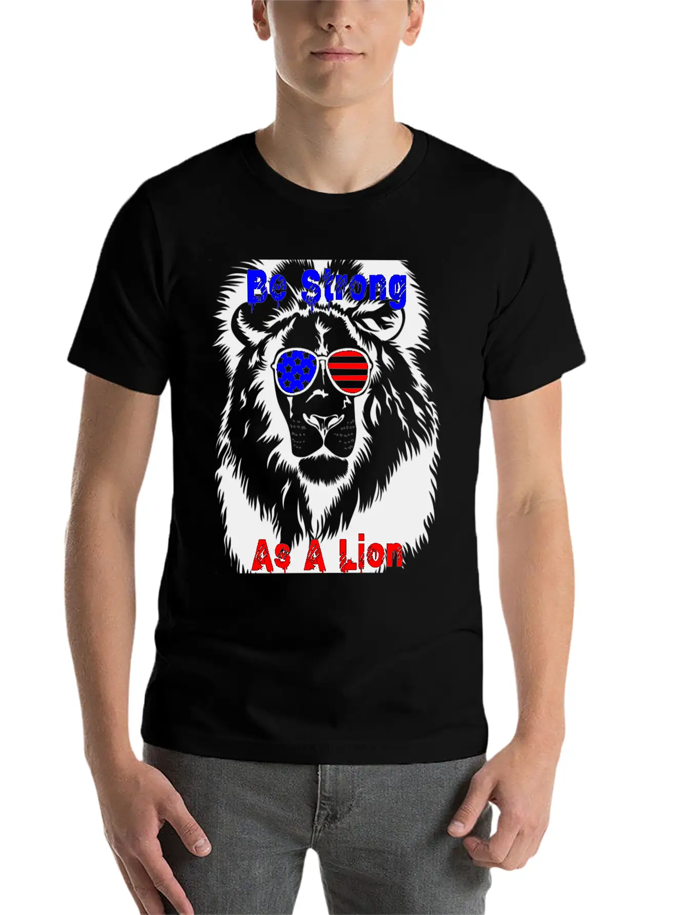 Be Strong As A Lion Classic Cotton Tee – Unisex Comfort For Any Season