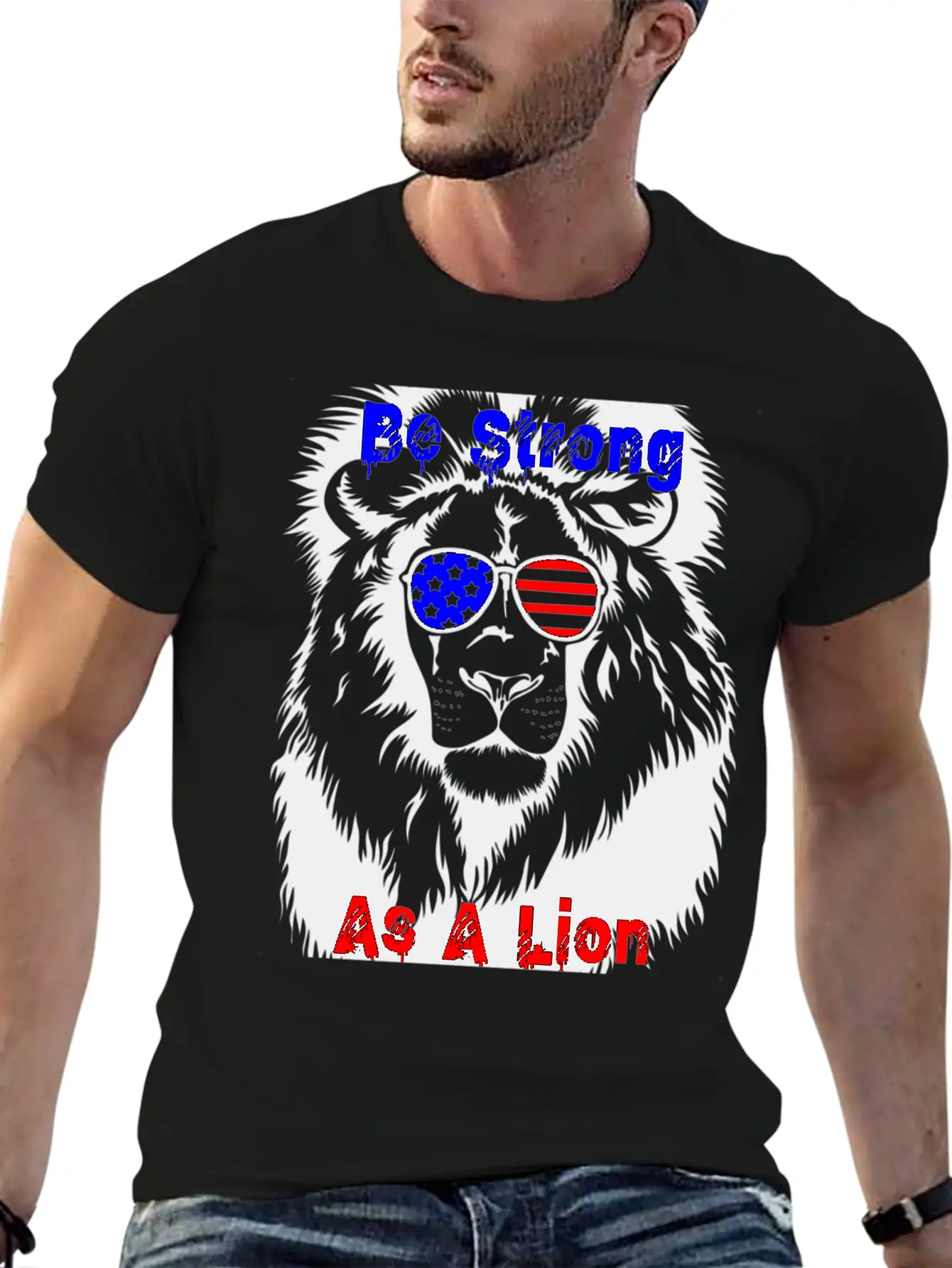Be Strong As A Lion Classic Cotton Tee – Unisex Comfort For Any Season