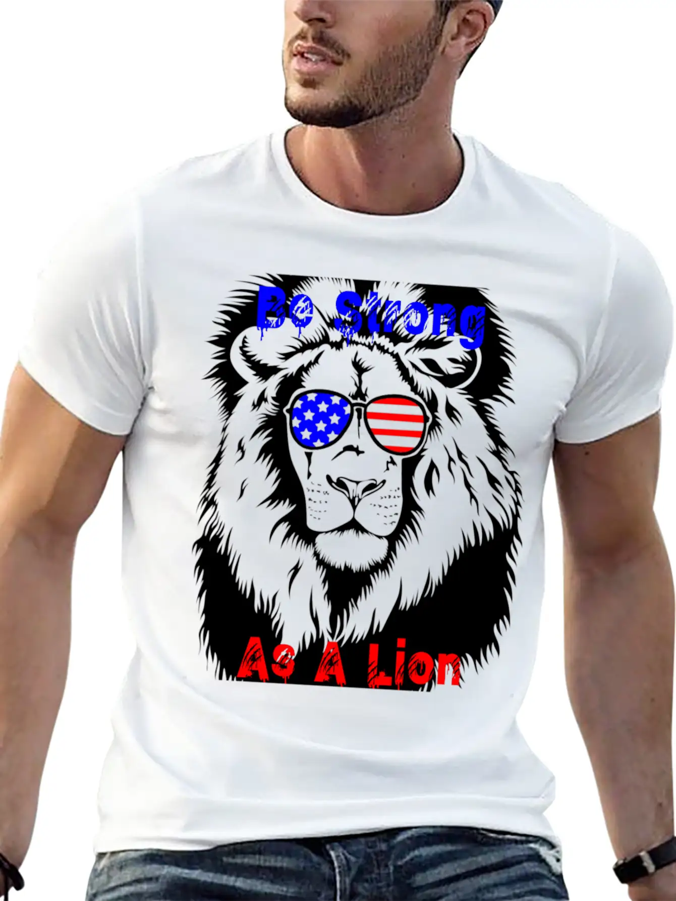 Be Strong As A Lion Classic Cotton Tee – Unisex Comfort For Any Season