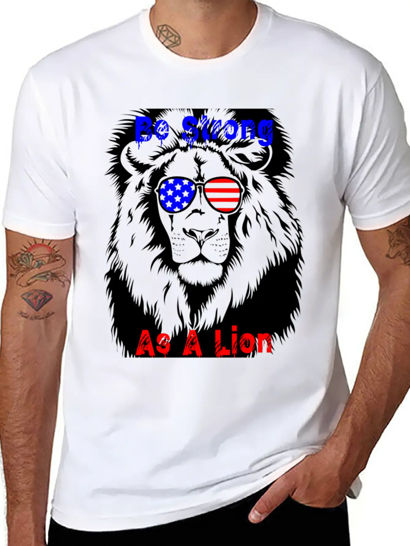 Be Strong As A Lion Classic Cotton Tee – Unisex Comfort For Any Season