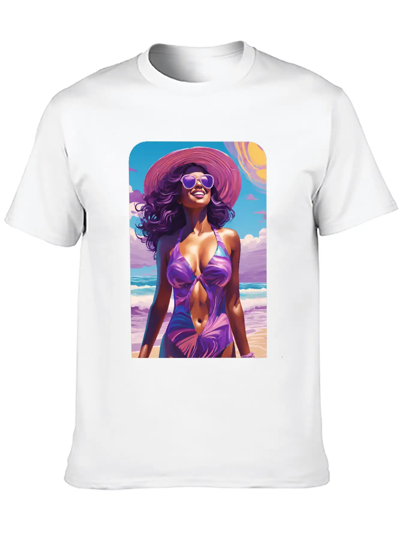 Beachy Breeze Casual Graphic T-Shirt – Simple And Comfortable Daily Wear