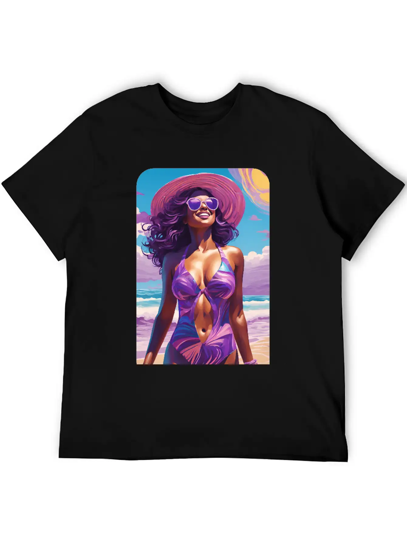 Beachy Breeze Casual Graphic T-Shirt – Simple And Comfortable Daily Wear