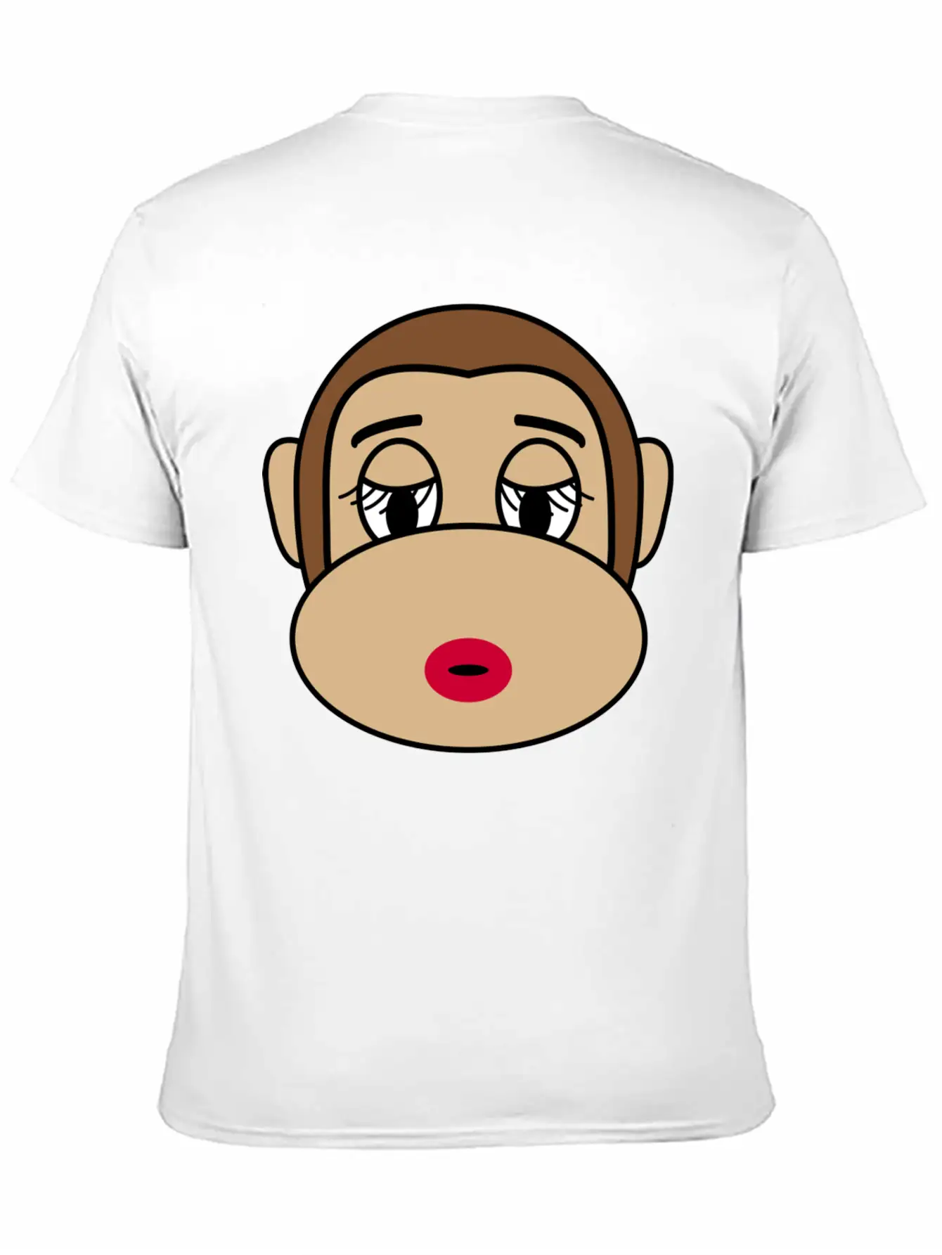 Beautiful Cosmetic Monkey Casual Graphic T-Shirt – Simple And Comfortable Daily Wear