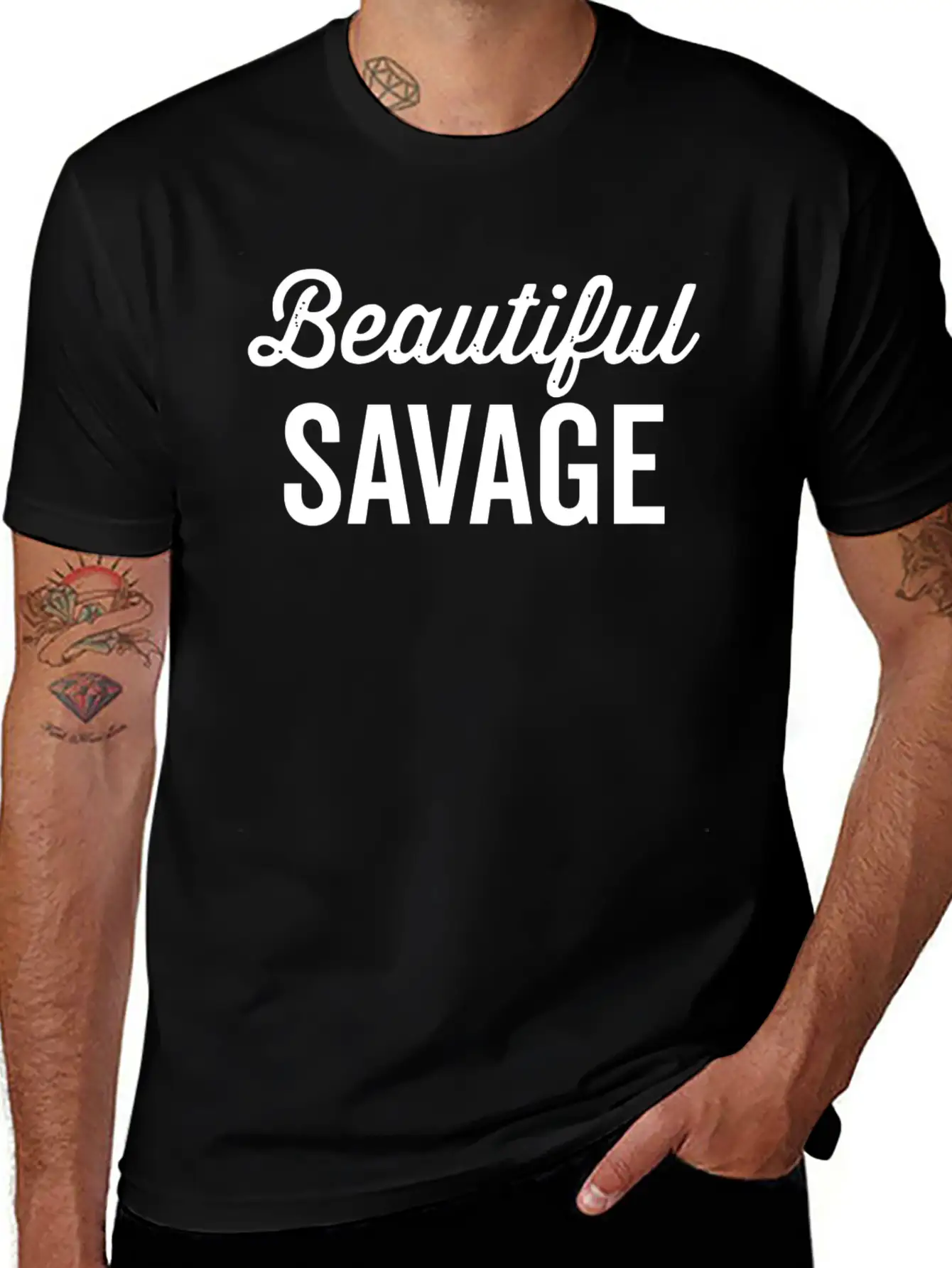 Beautiful Savage Essential Unisex Summer Tee – Soft Cotton Casual Fit