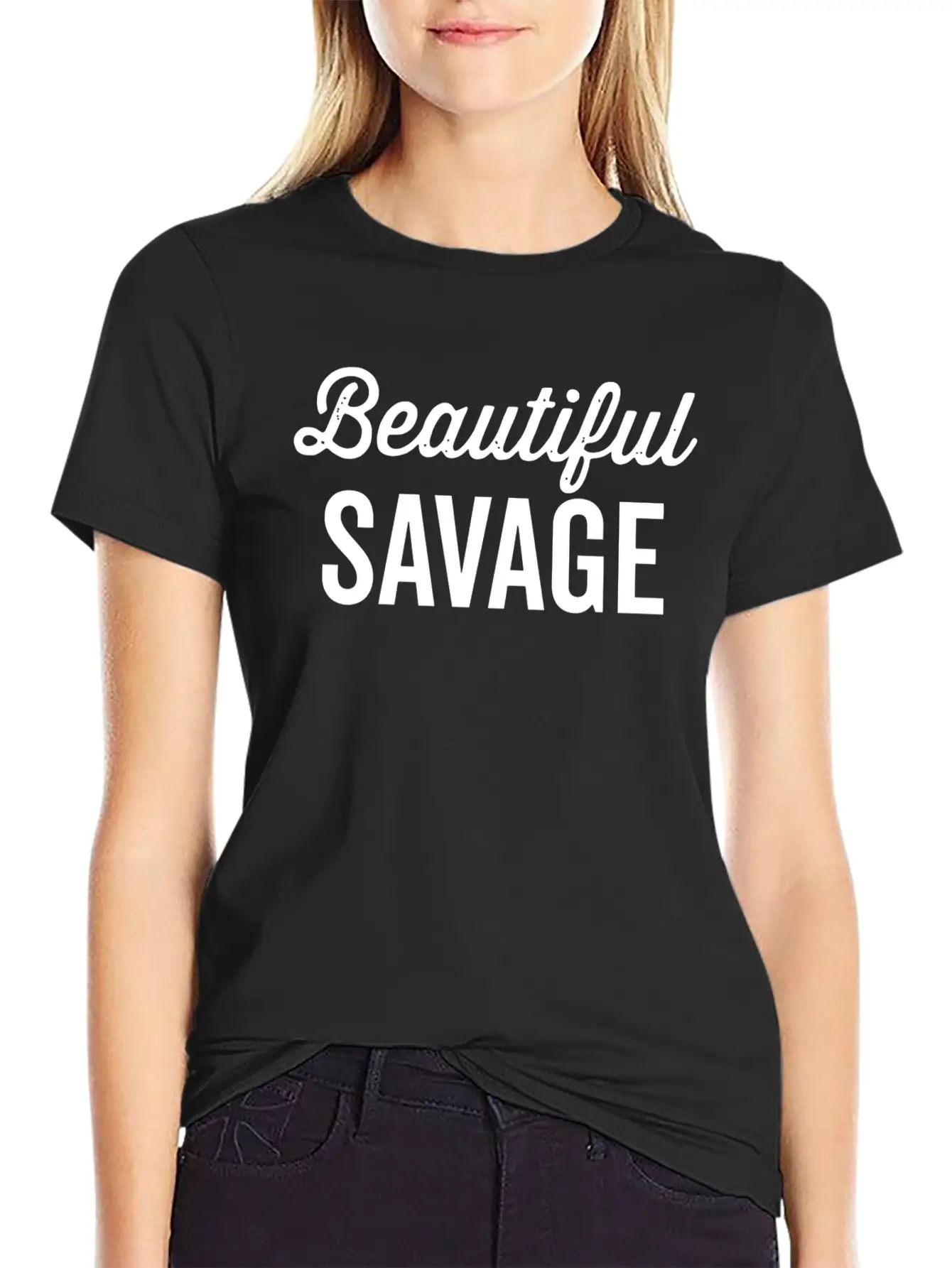 Beautiful Savage Essential Unisex Summer Tee – Soft Cotton Casual Fit