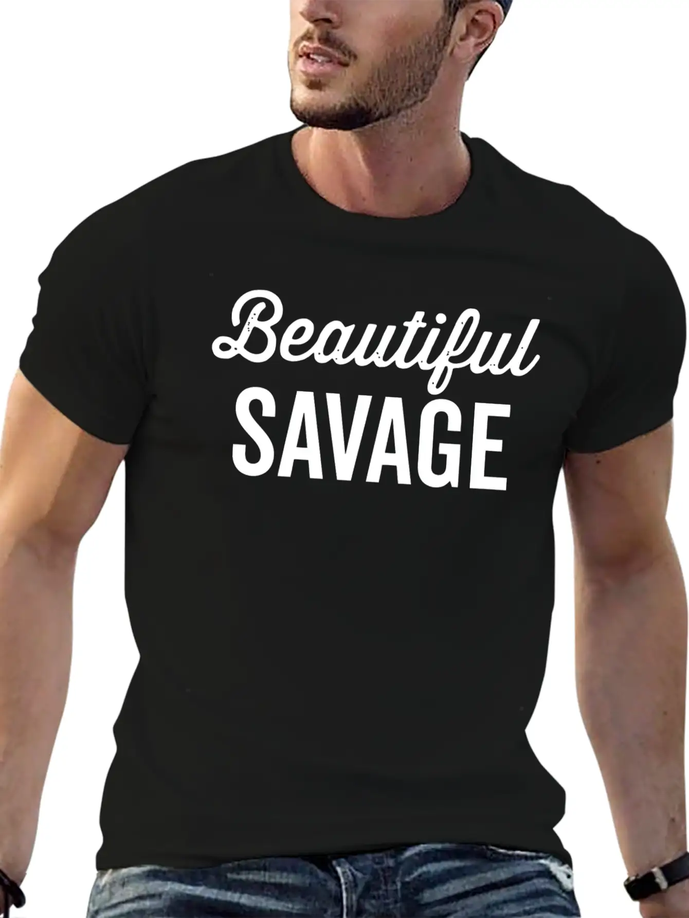 Beautiful Savage Essential Unisex Summer Tee – Soft Cotton Casual Fit
