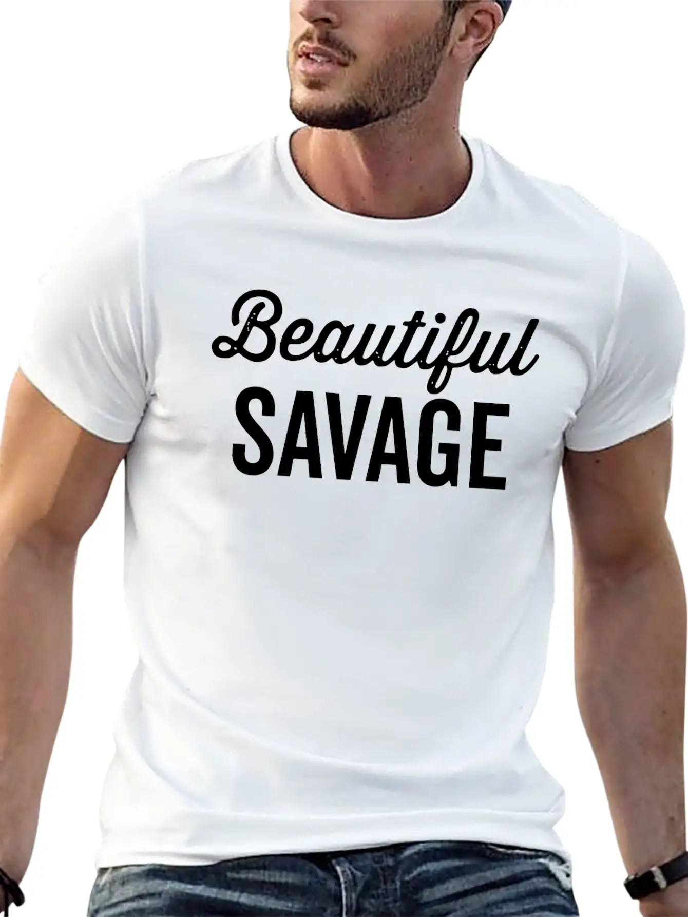 Beautiful Savage Essential Unisex Summer Tee – Soft Cotton Casual Fit