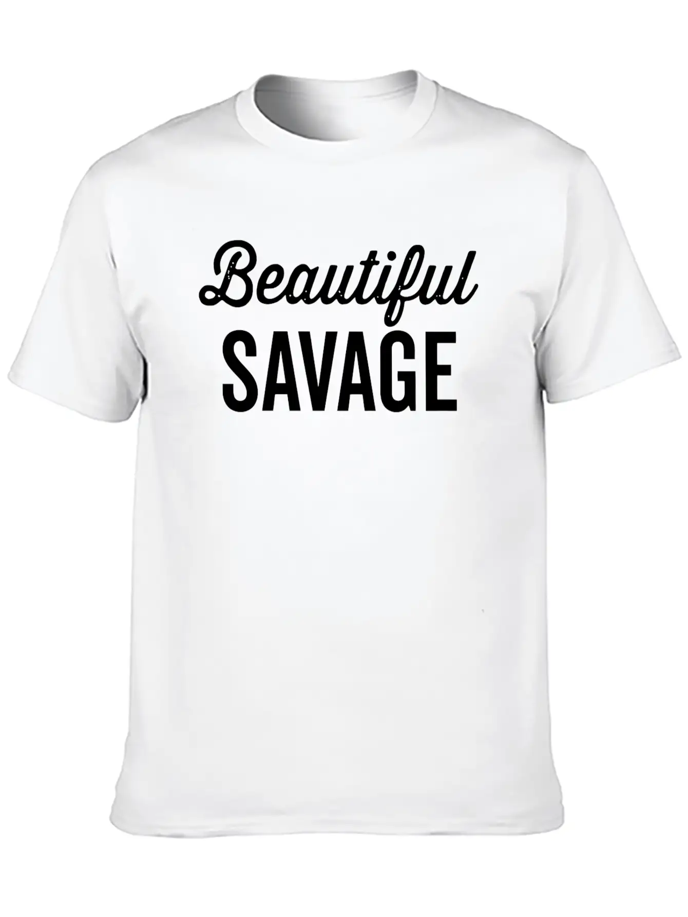 Beautiful Savage Essential Unisex Summer Tee – Soft Cotton Casual Fit