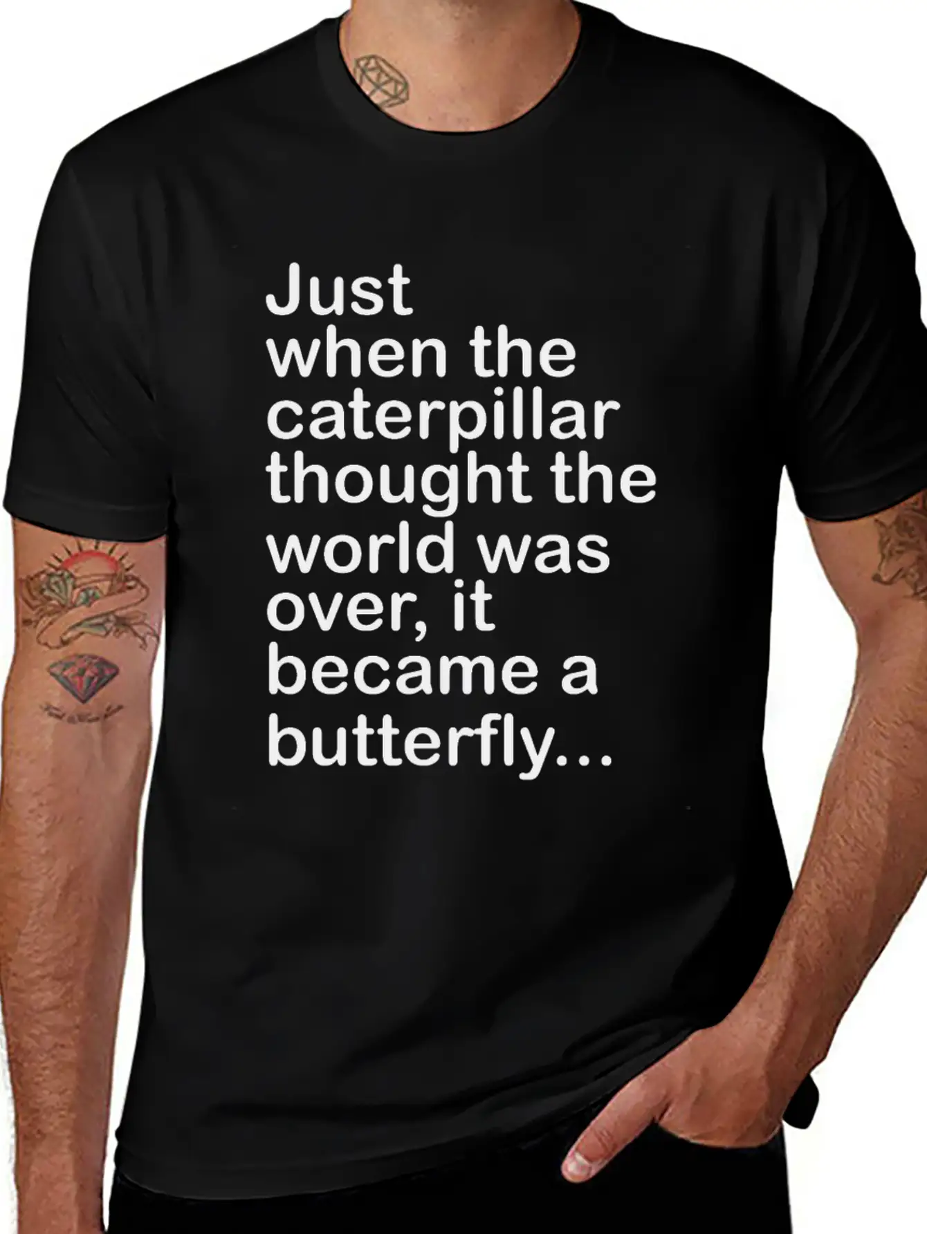 Become A Butterfly Essential Unisex Summer Tee – Soft Cotton Casual Fit