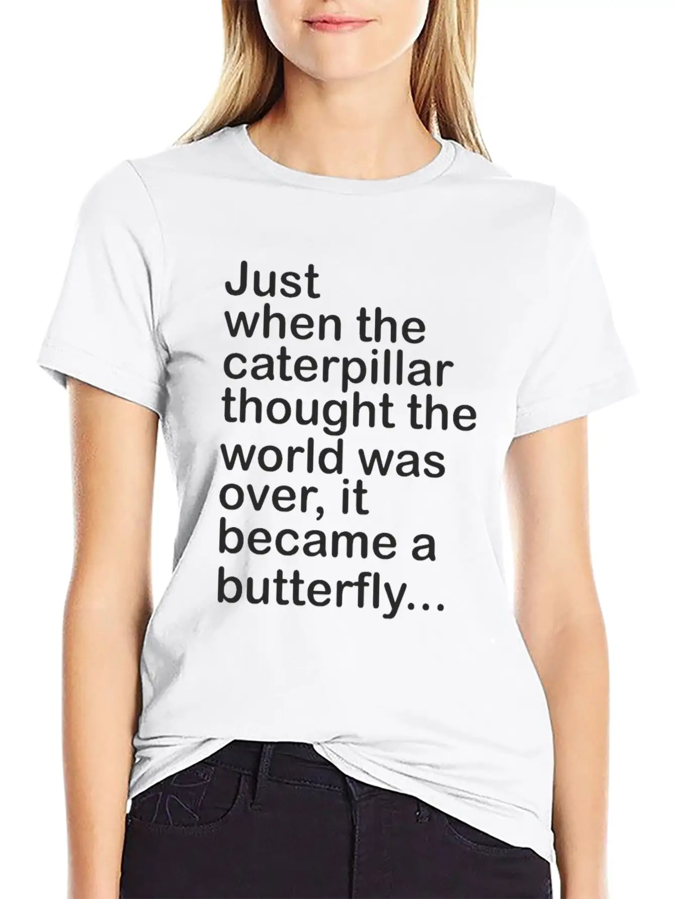 Become A Butterfly Essential Unisex Summer Tee – Soft Cotton Casual Fit