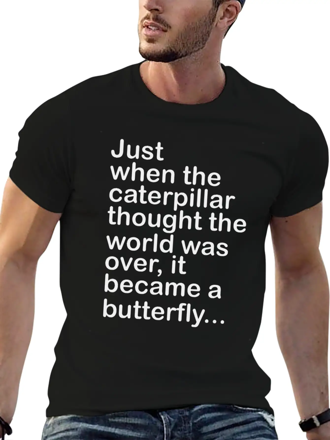 Become A Butterfly Essential Unisex Summer Tee – Soft Cotton Casual Fit