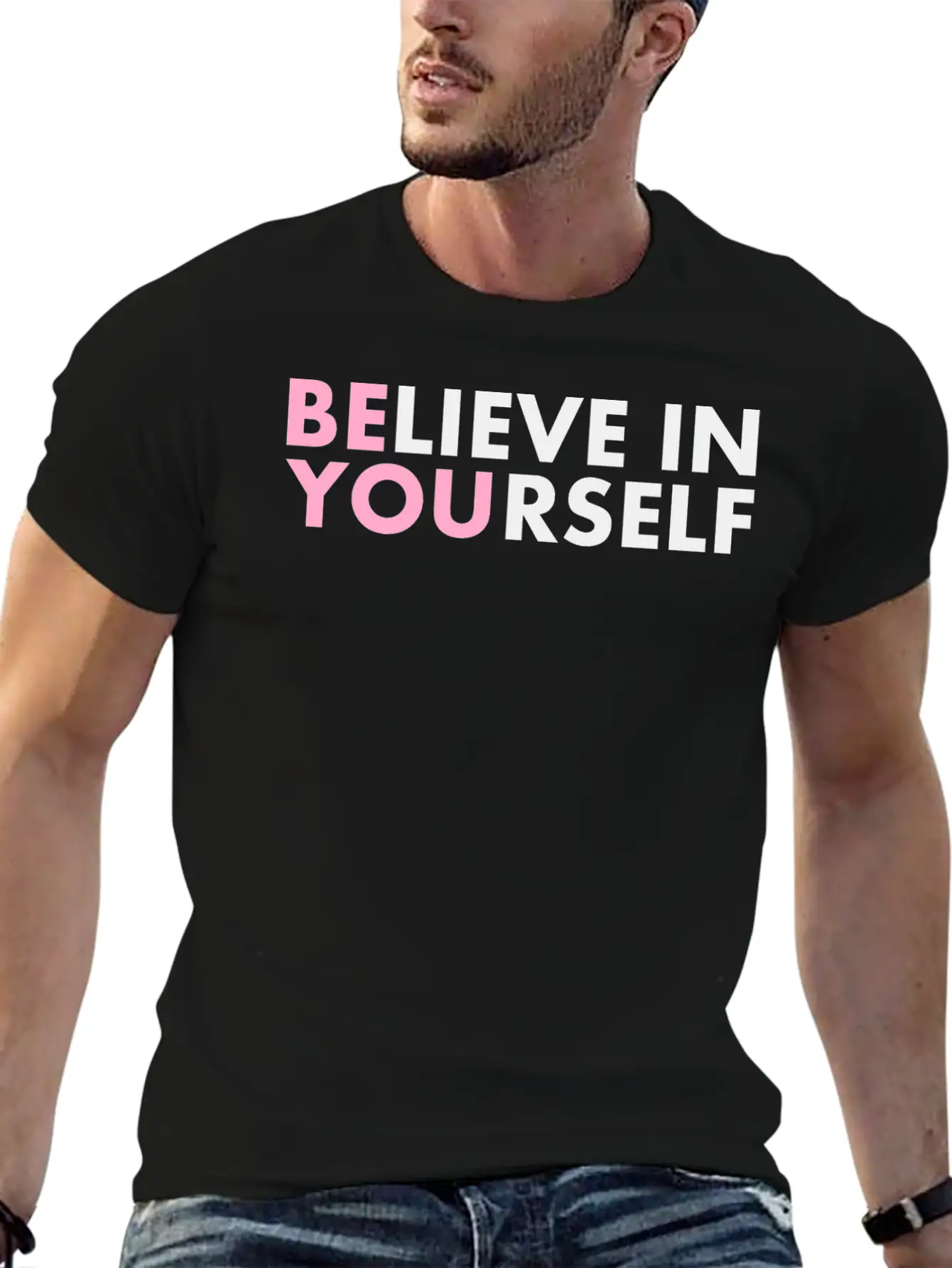Believe In Yourself Casual Graphic T-Shirt – Simple And Comfortable Daily Wear