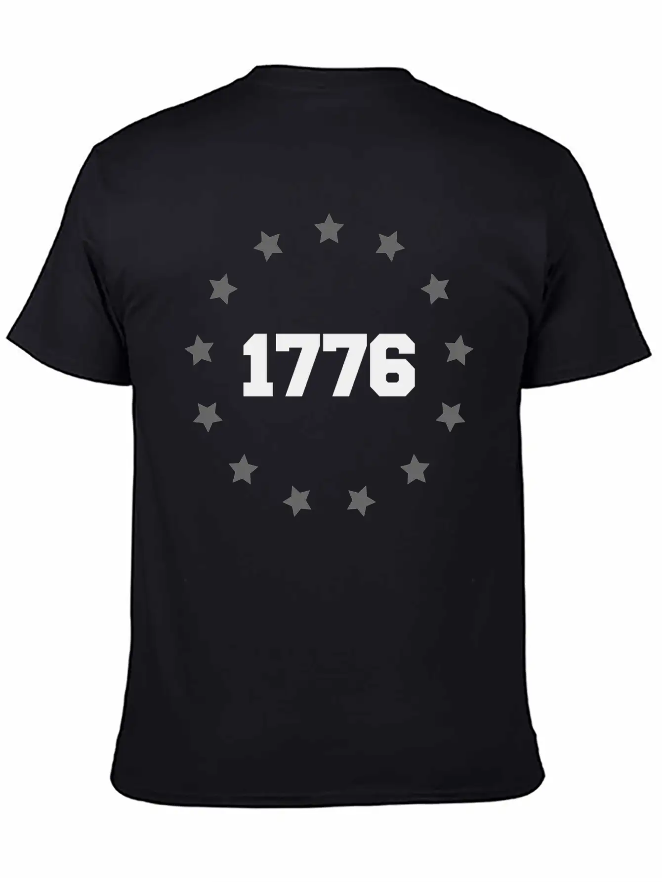 Betsy Ross Battle 1776 Flag - Patriotic American Casual Graphic T-Shirt – Simple And Comfortable Daily Wear