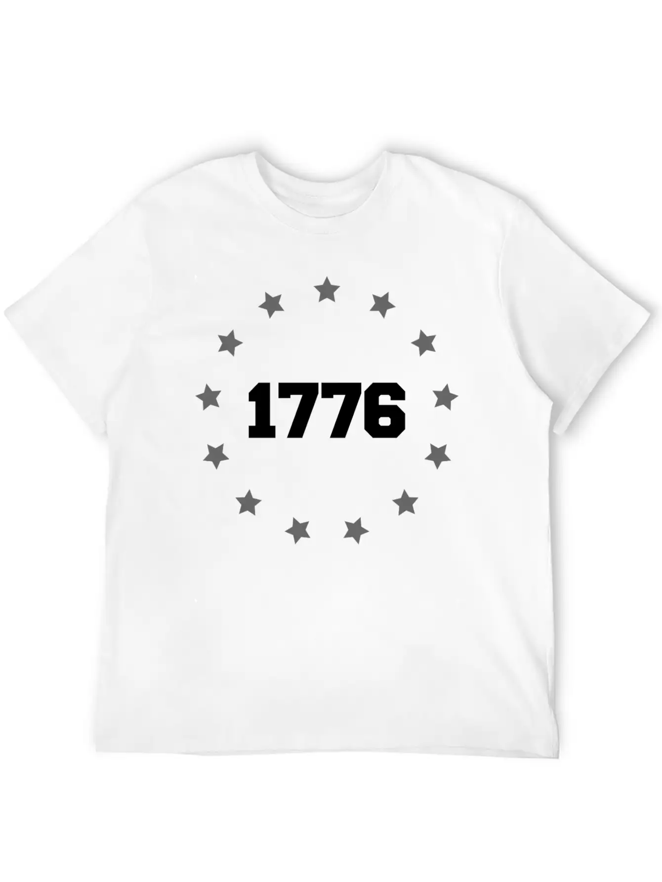 Betsy Ross Battle 1776 Flag - Patriotic American Casual Graphic T-Shirt – Simple And Comfortable Daily Wear